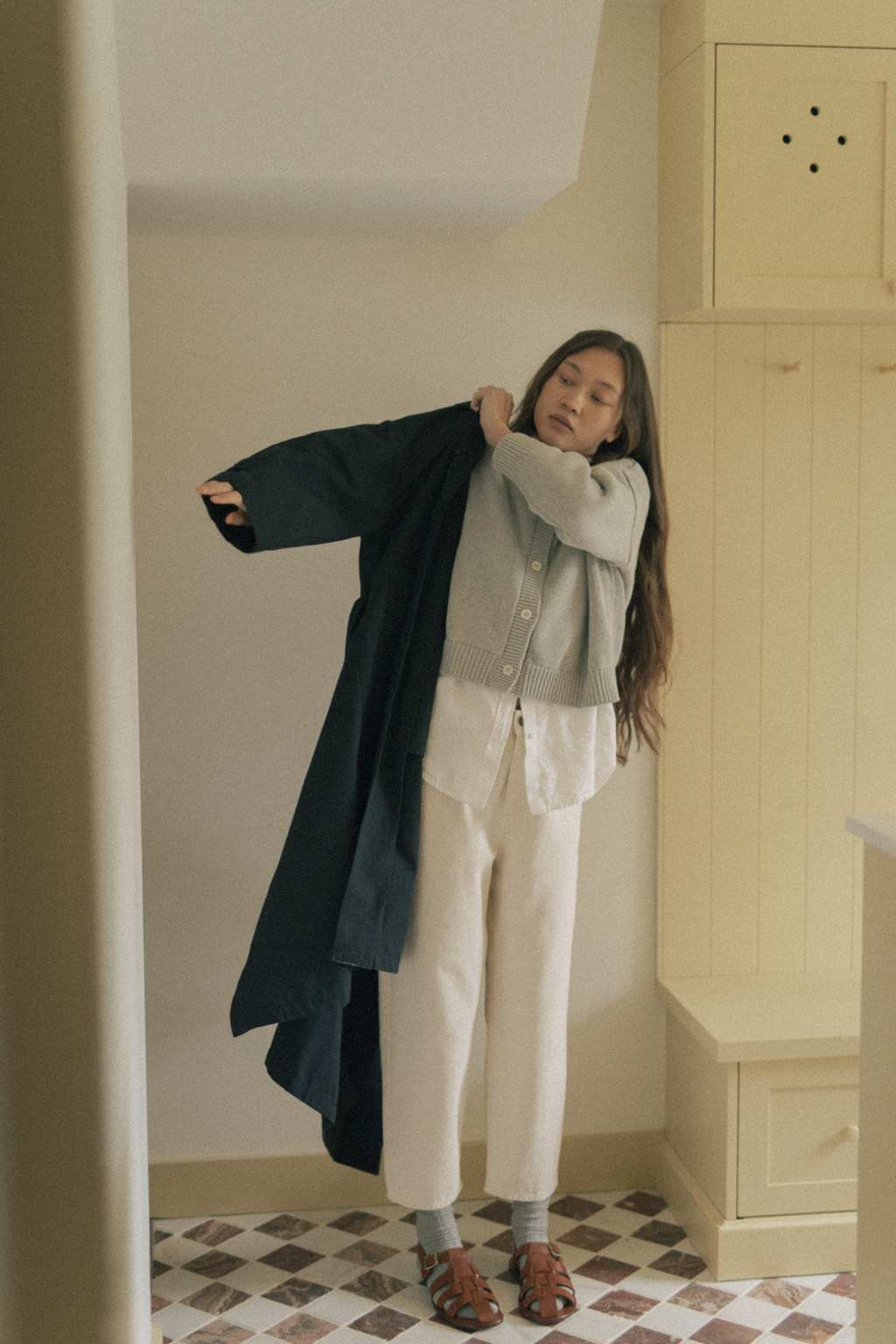 Willow Cardigan Pebble