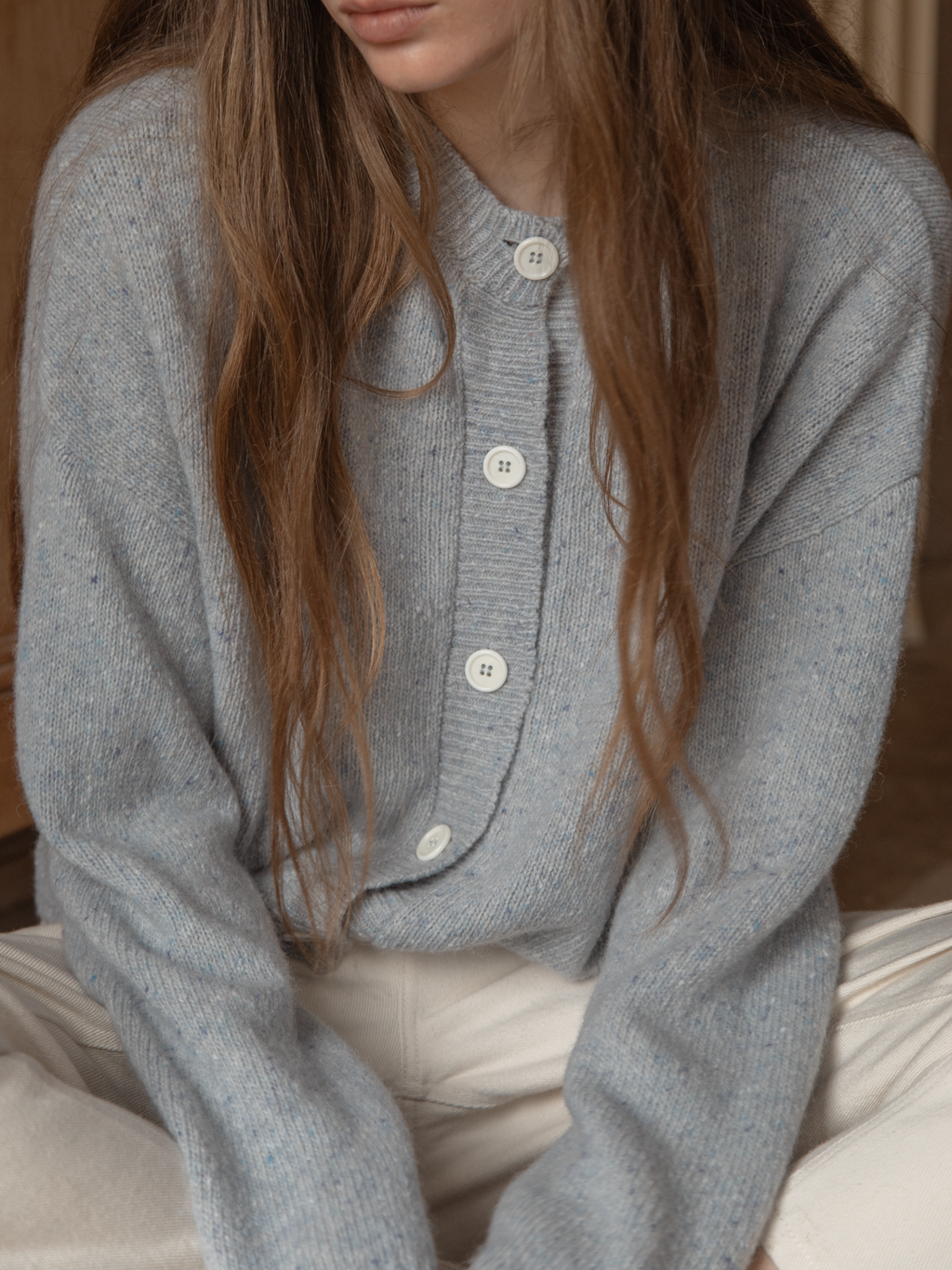 Giséle Cardigan Cornflower