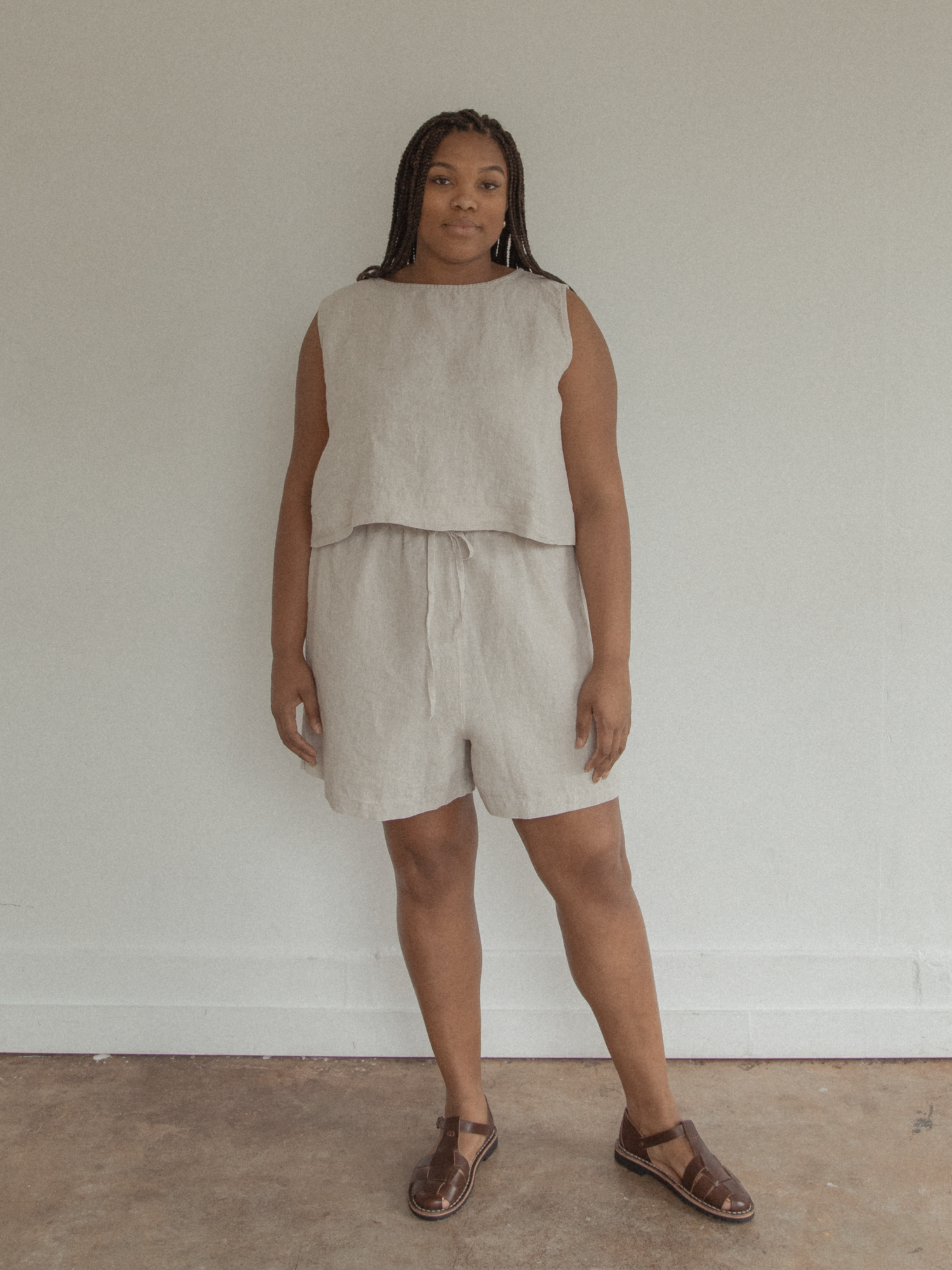 August Short in Oatmeal