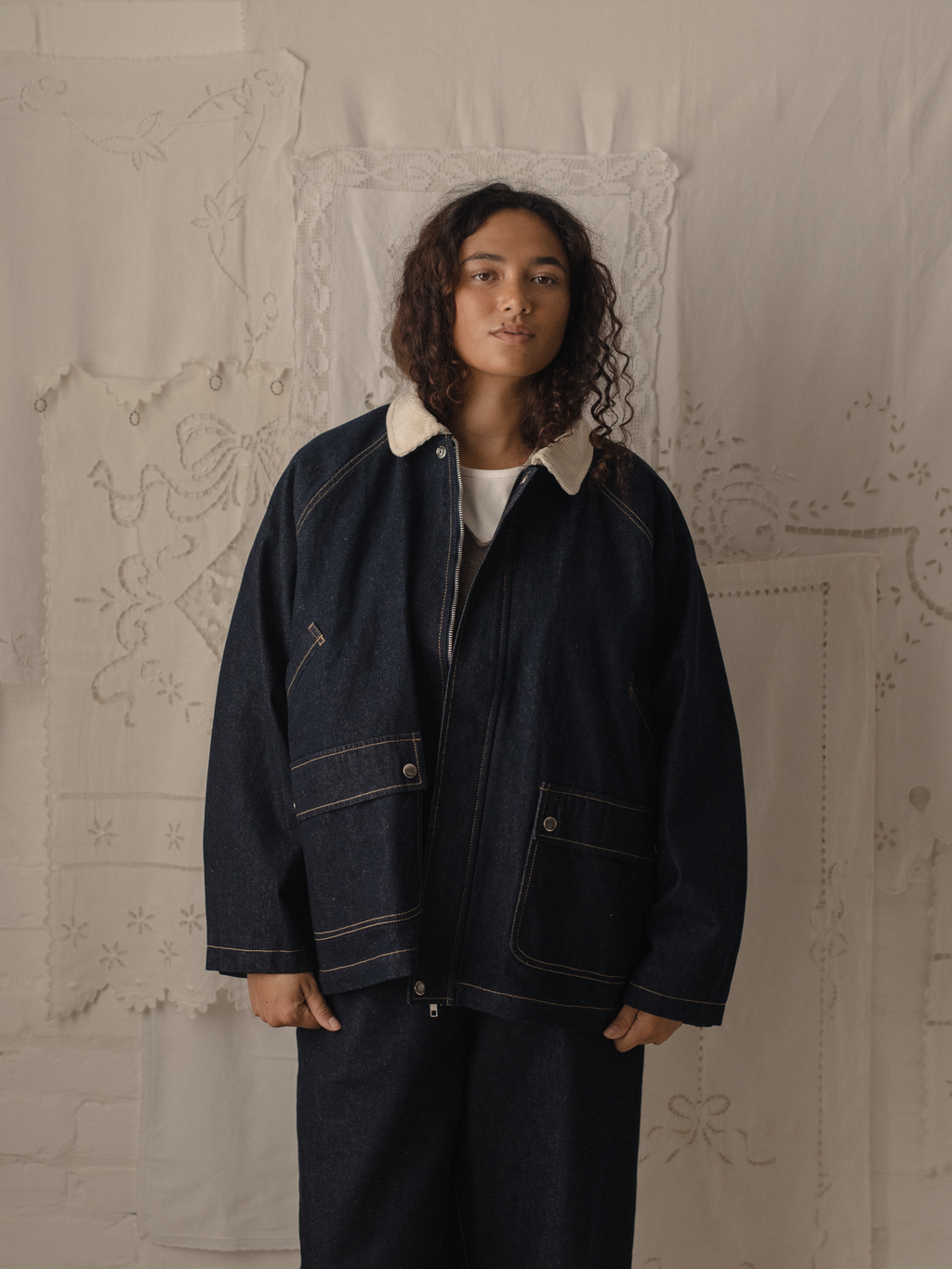 Brooks Jacket Indigo Denim