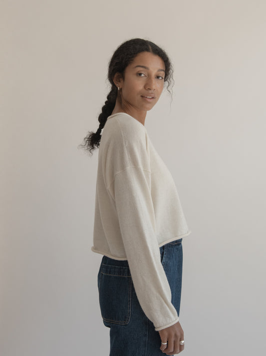 Macie Pullover in Ivory