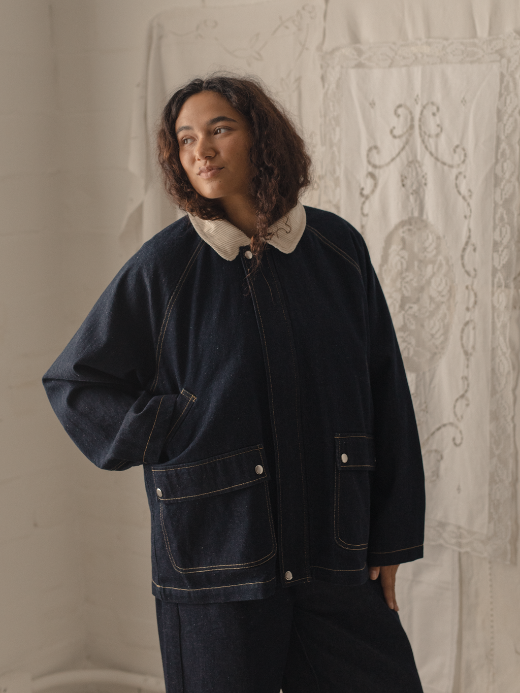Brooks Jacket Indigo Denim