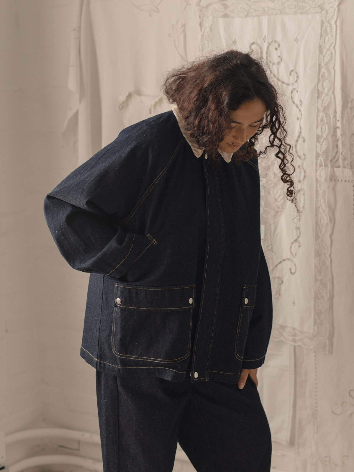 Brooks Jacket Indigo Denim