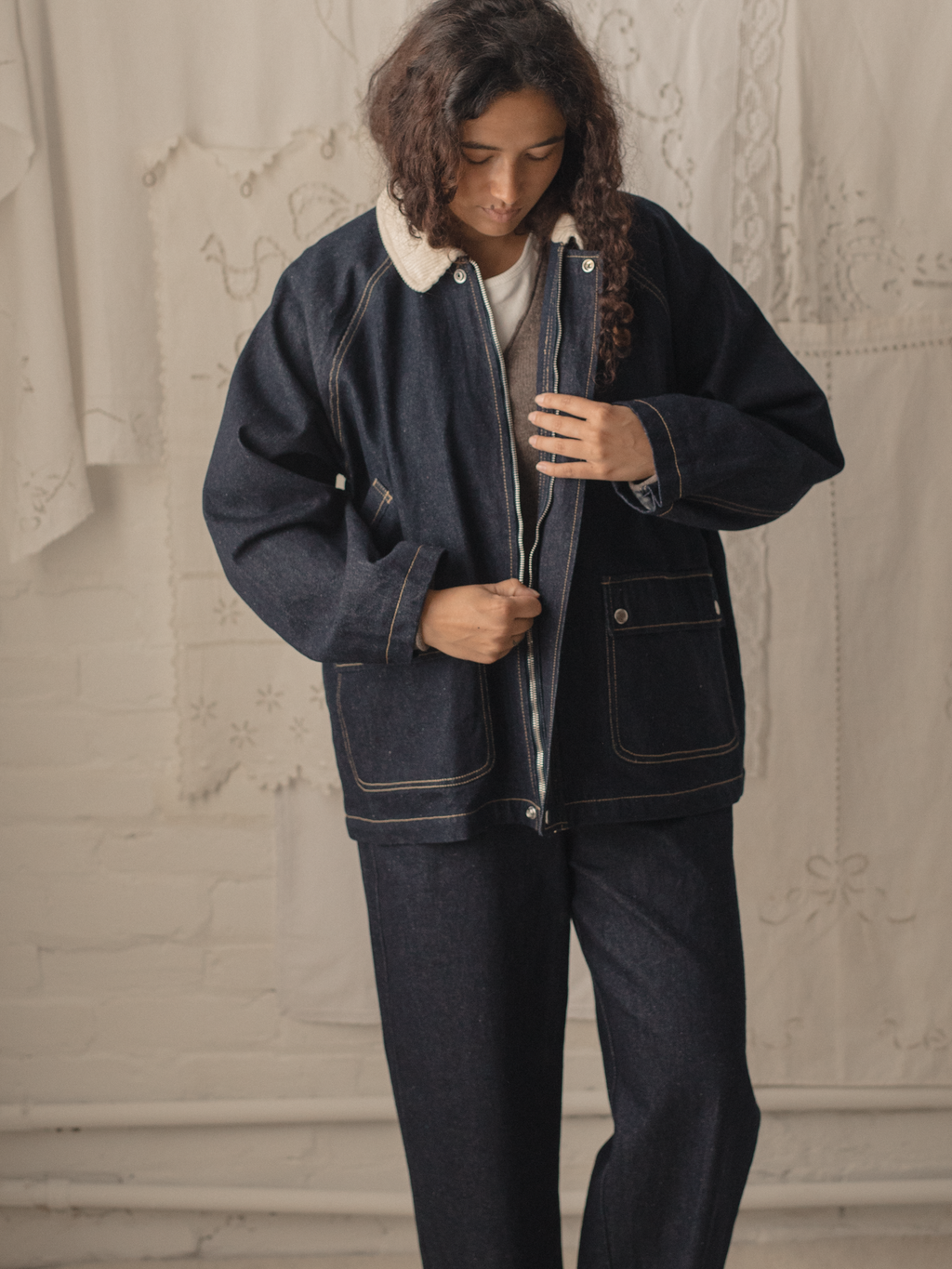 Brooks Jacket Indigo Denim