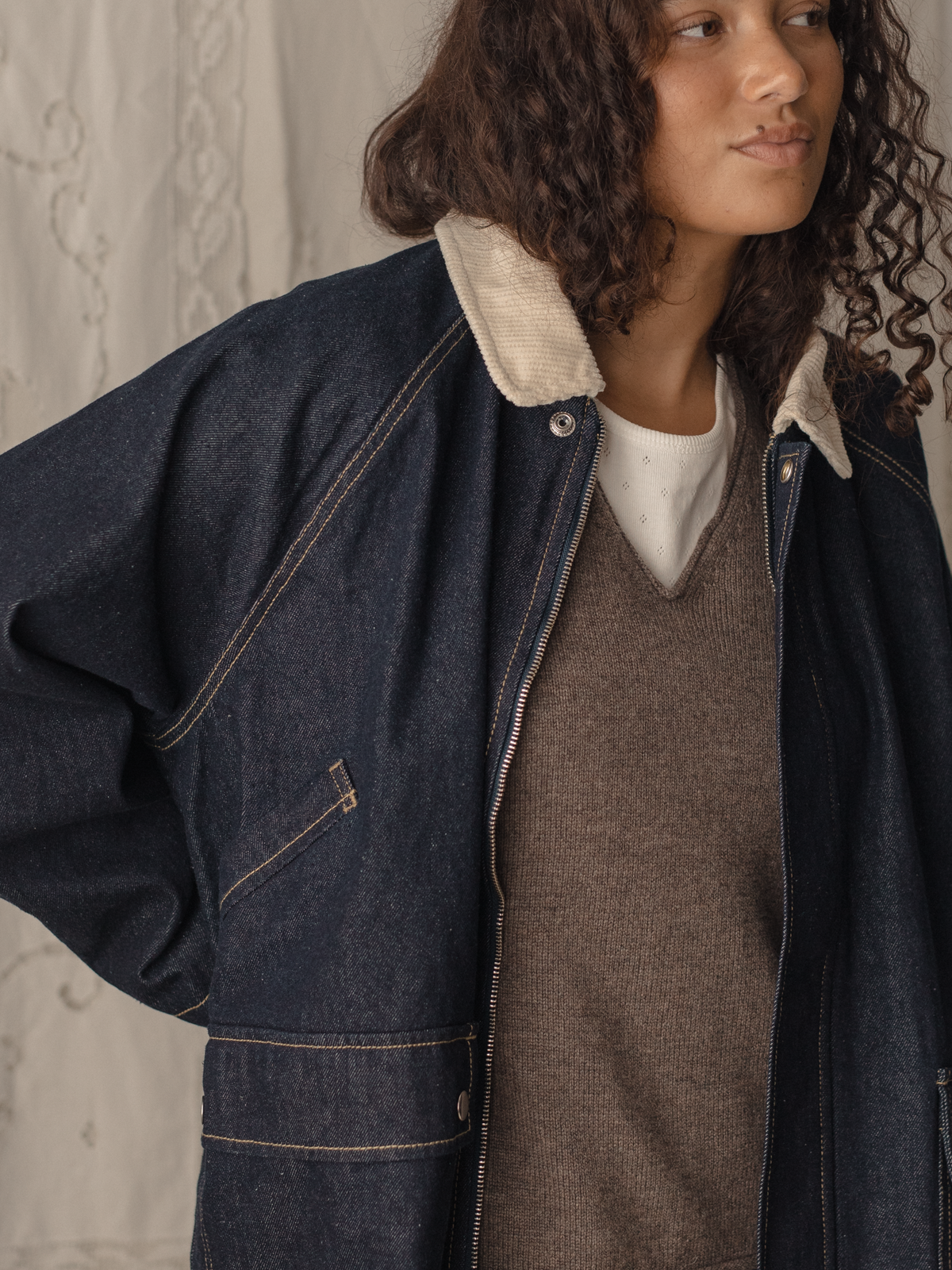 Brooks Jacket Indigo Denim