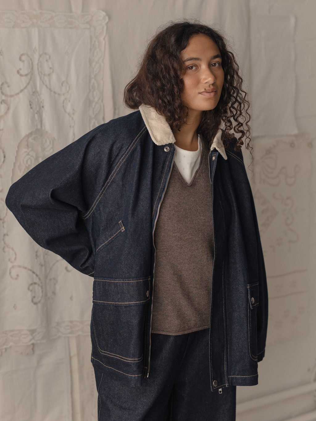 Brooks Jacket Indigo Denim