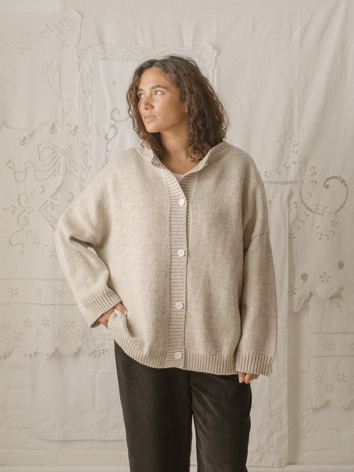 Llewyn Cardigan Oat