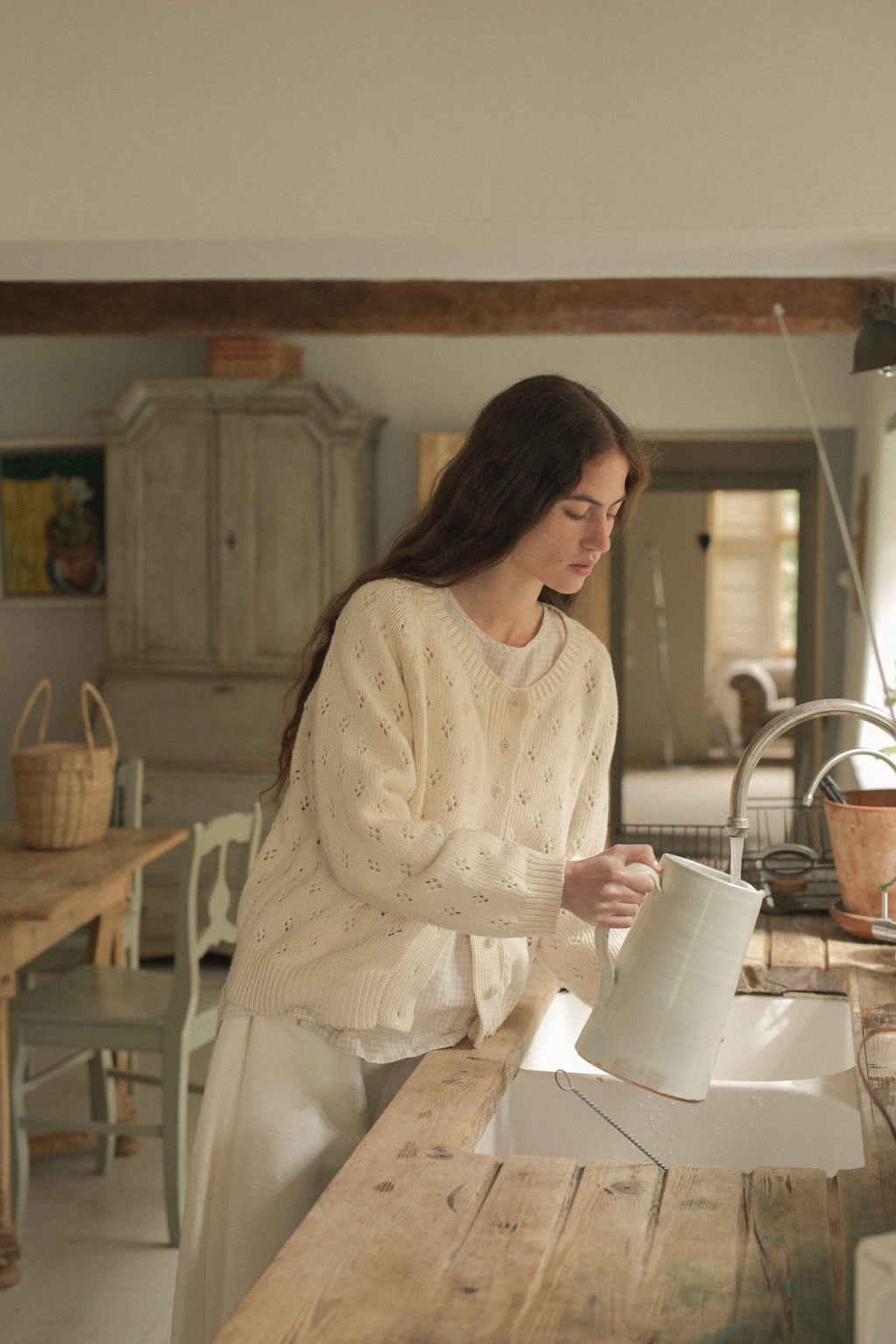 Mabel Cardigan Ivory