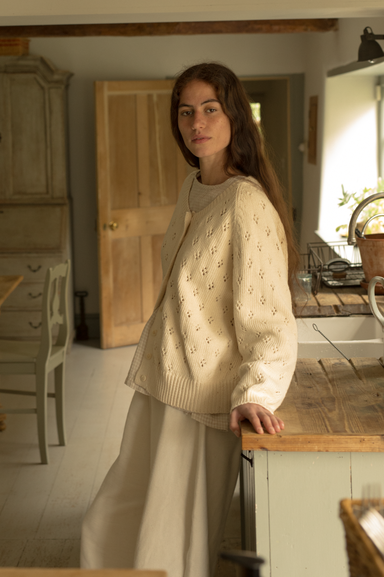 Mabel Cardigan Ivory