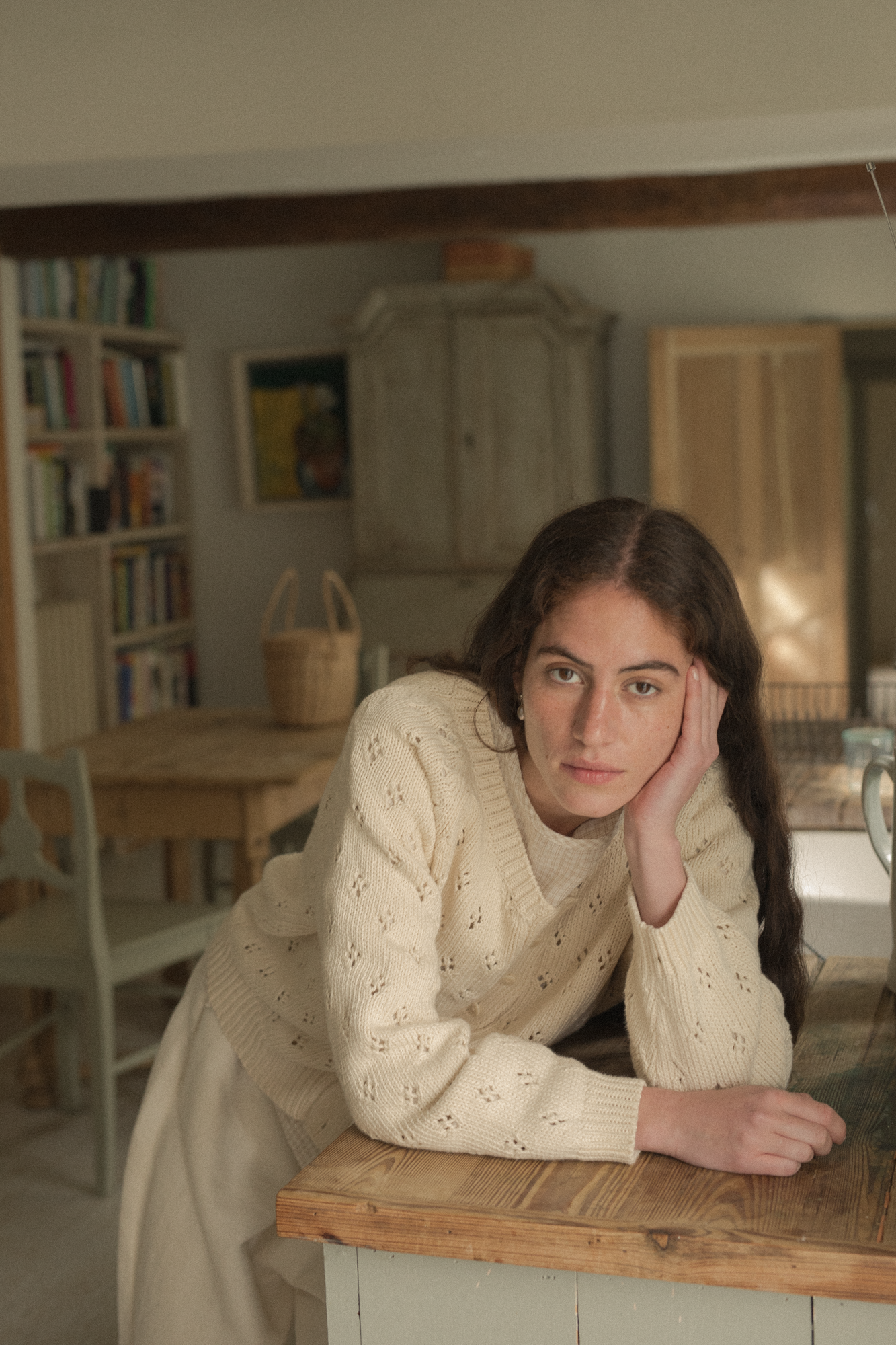 Mabel Cardigan Ivory