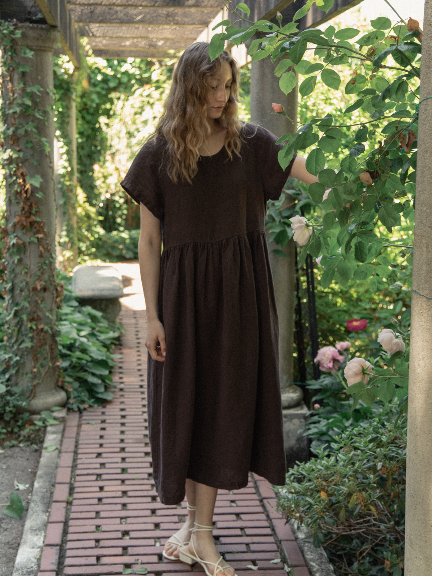 Hazel Dress in Chocolate