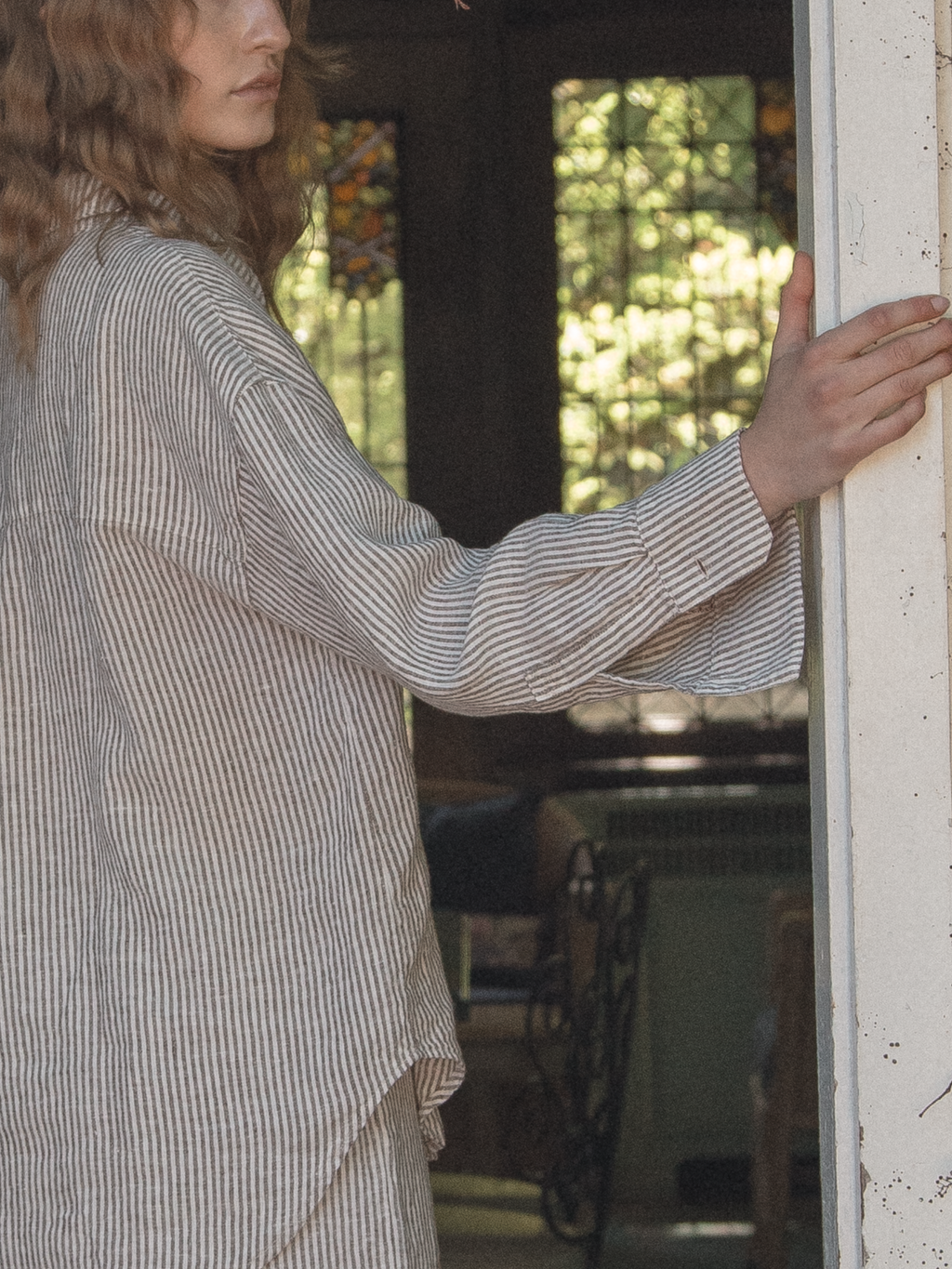 Lee Shirt Chocolate Stripe