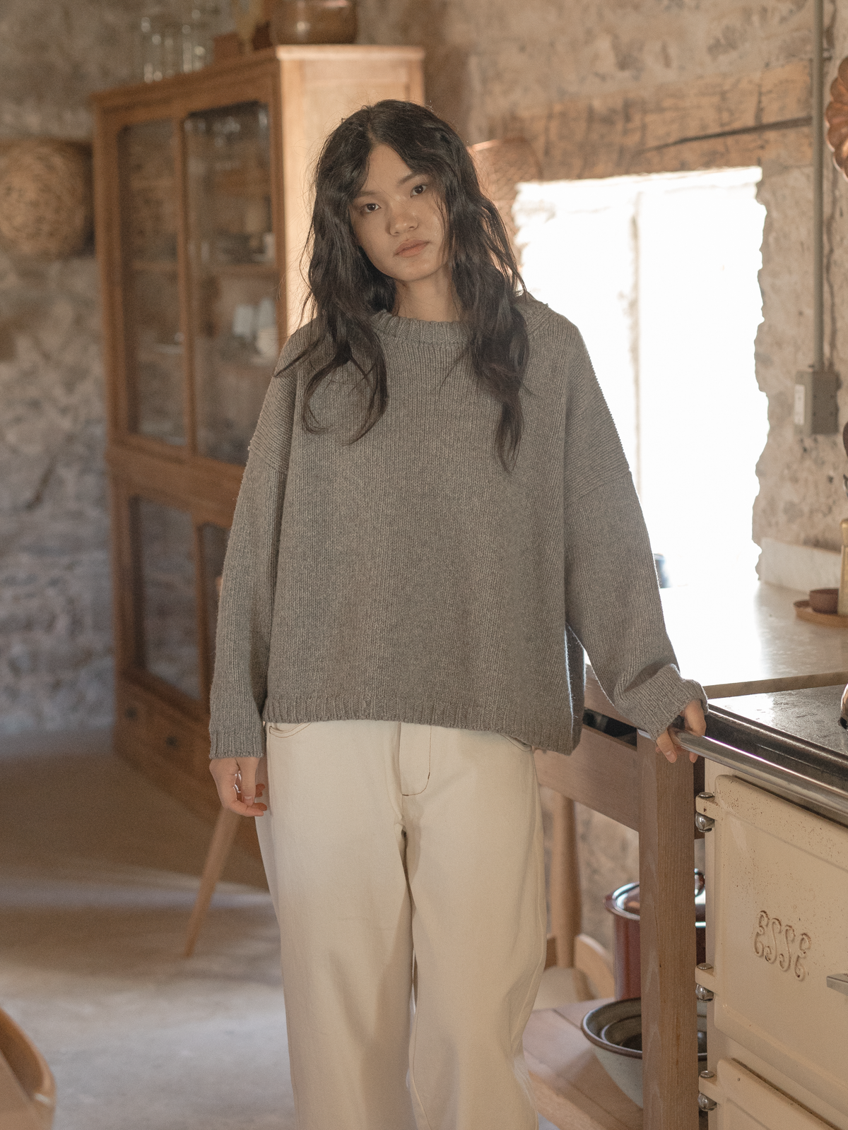 Ezra Pullover Derby Grey