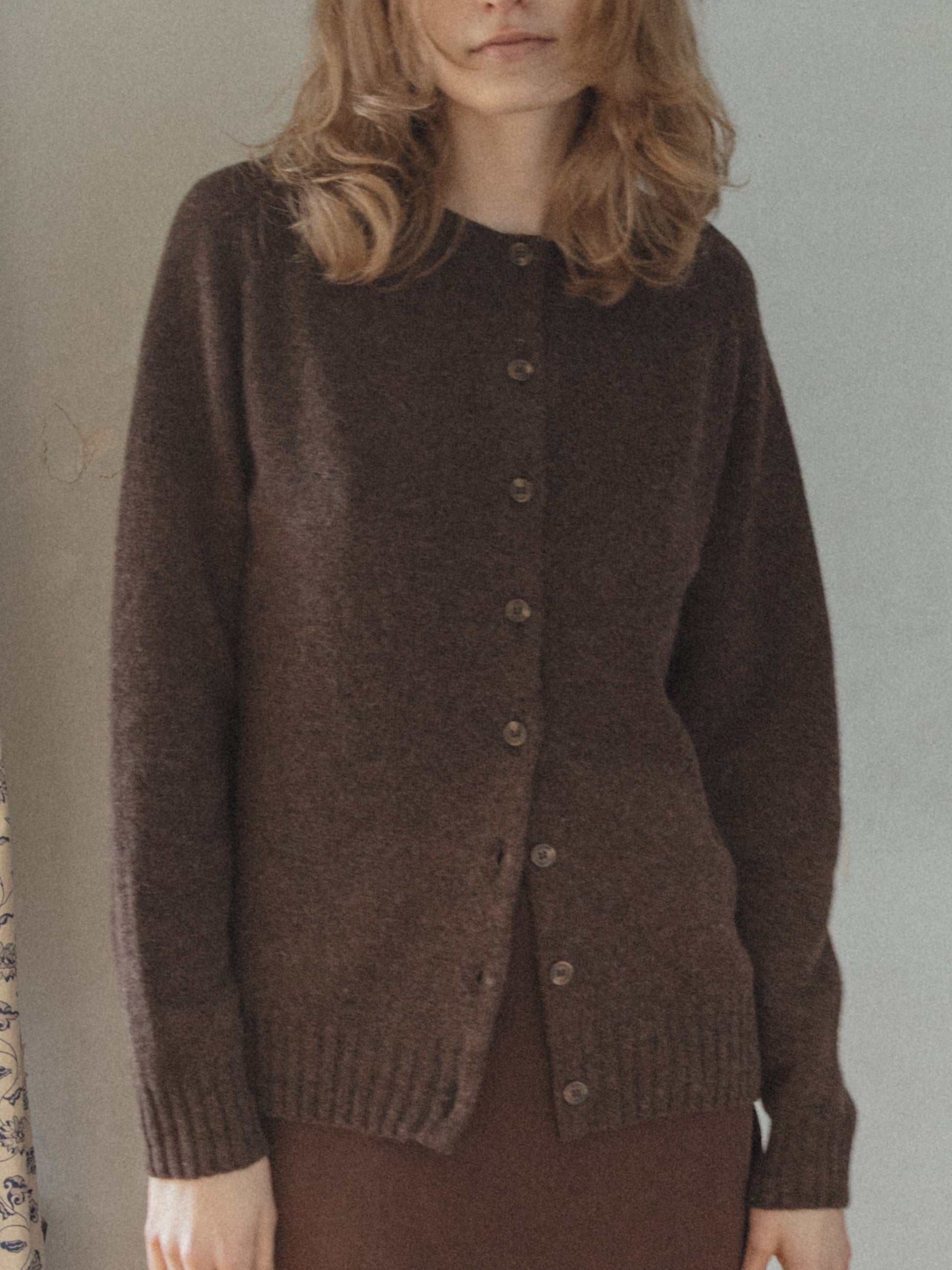 Millie Cardigan Chocolate