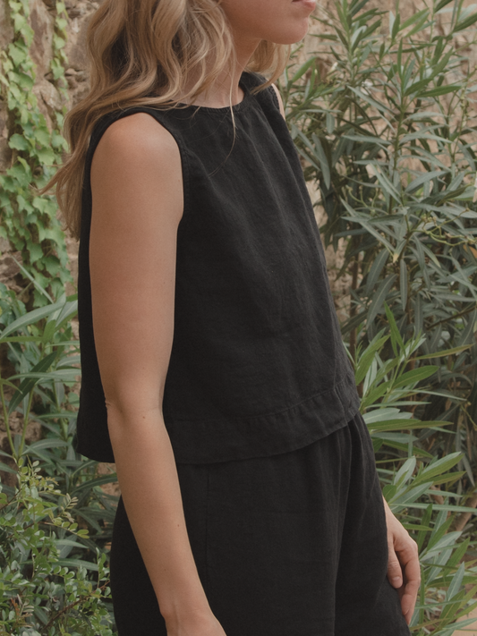 Finley Top in Noir
