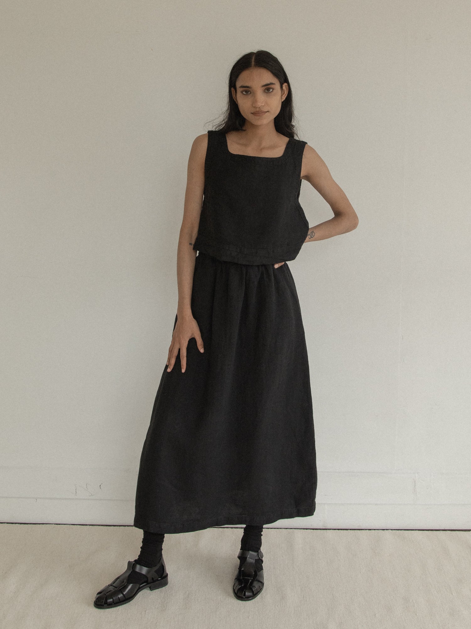 Adrie Skirt in Noir