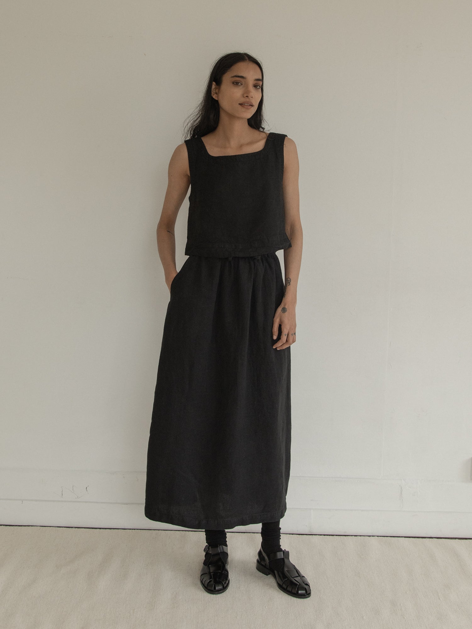 Adrie Skirt in Noir