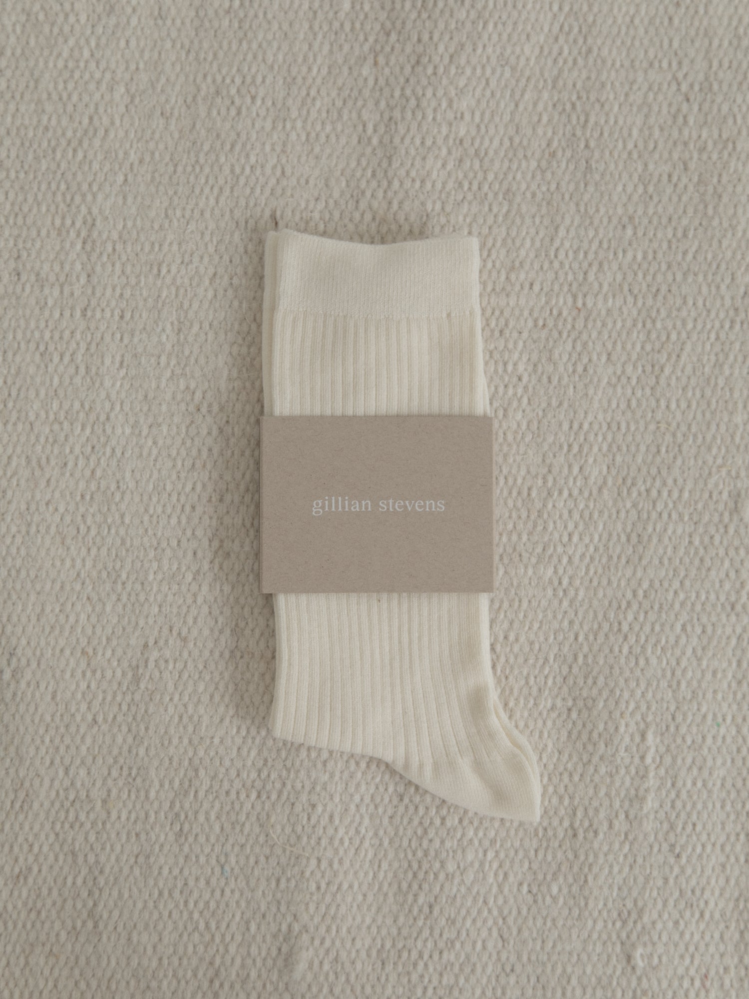 Lou Socks in Ivory