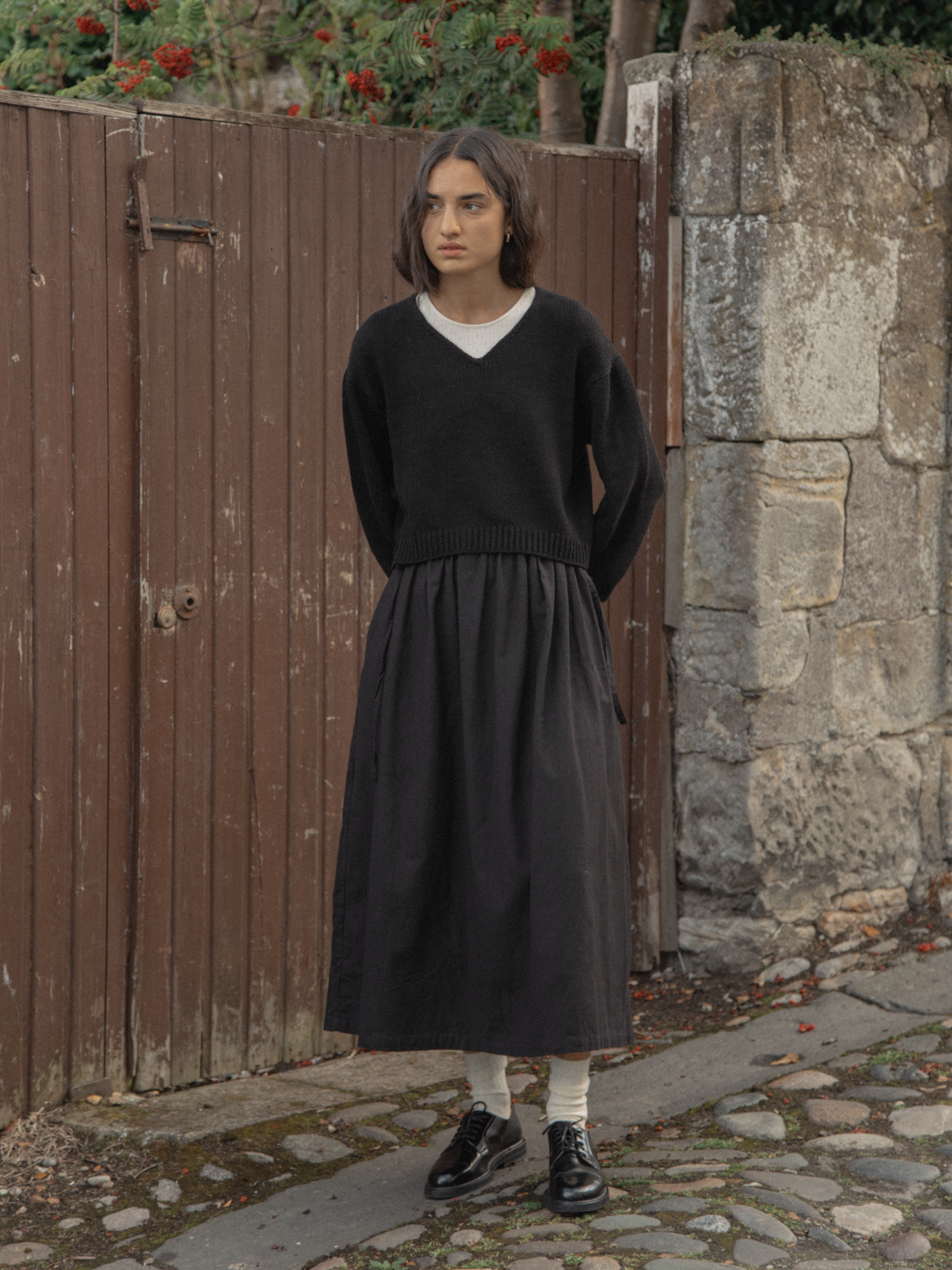 Lily Long Sleeve in Noir