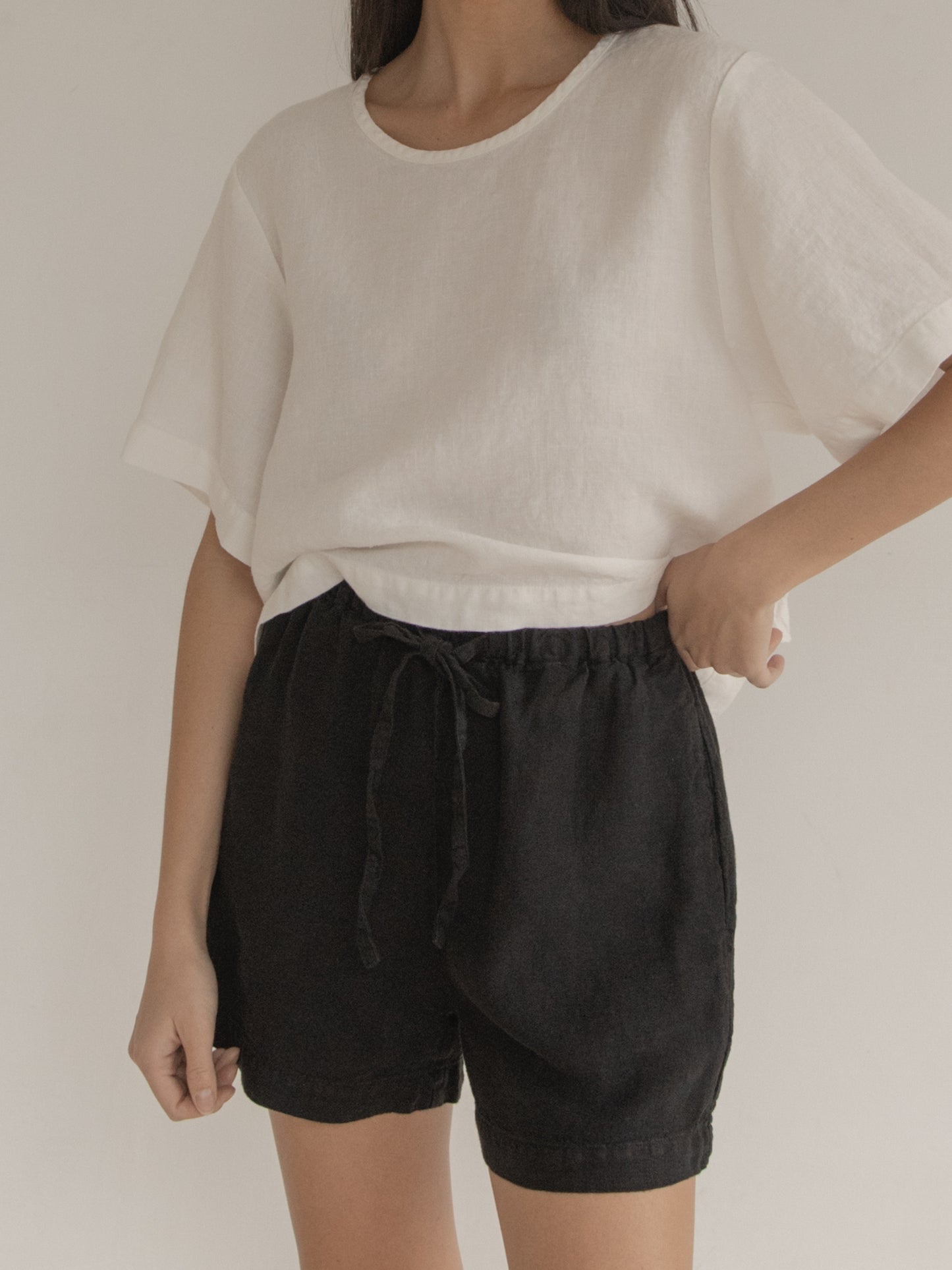 August Shorts in Noir