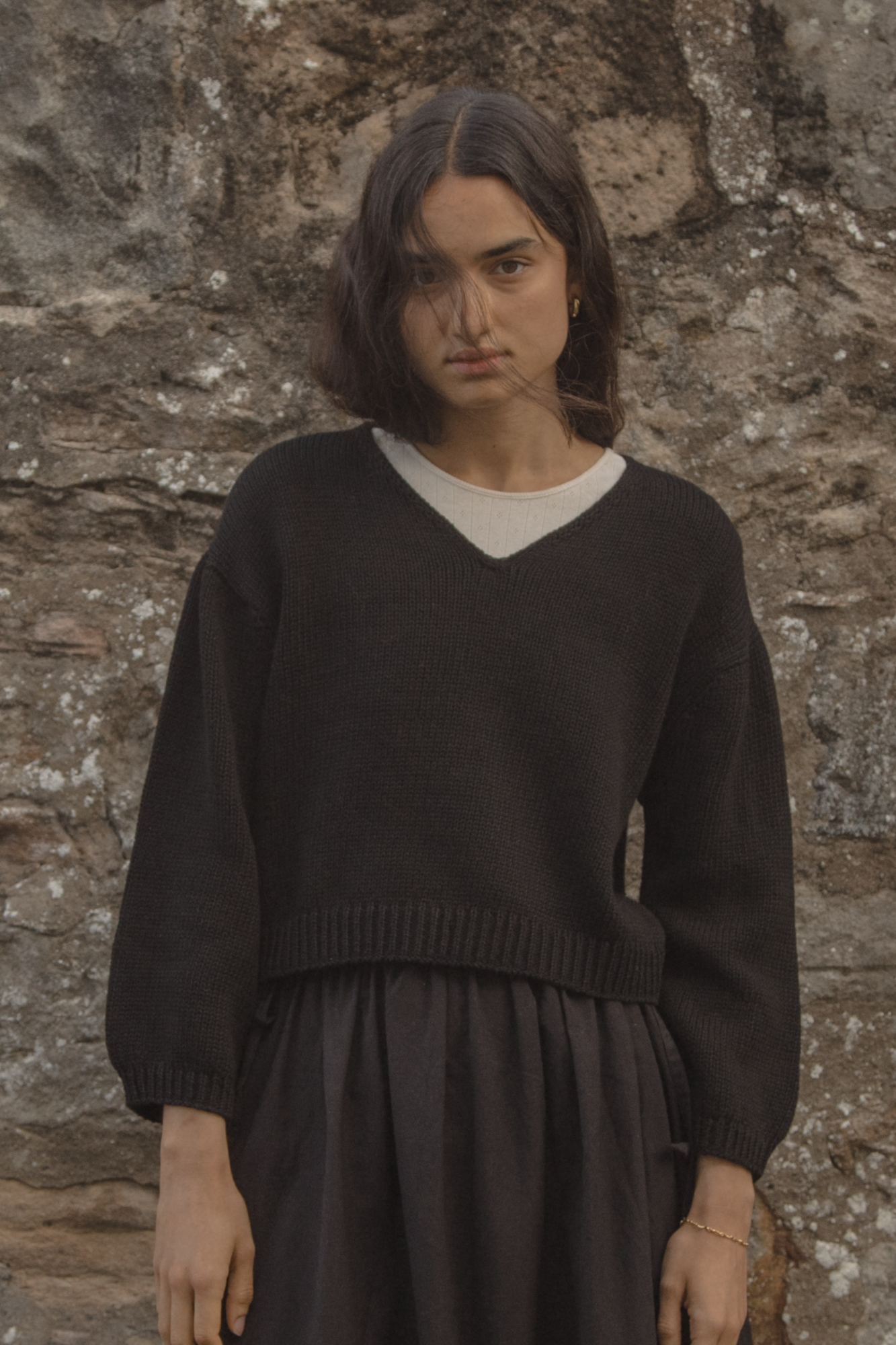 Lily Long Sleeve in Noir