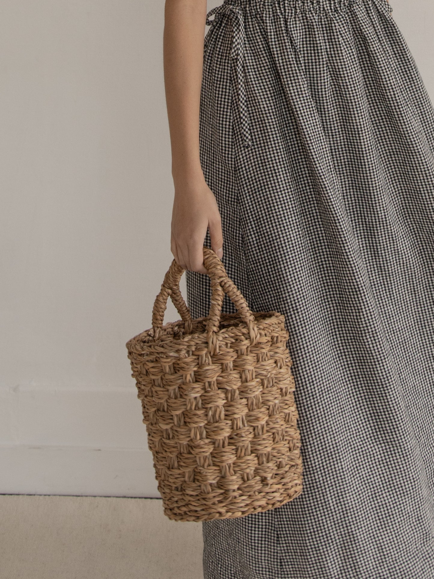 Woven Bucket Basket