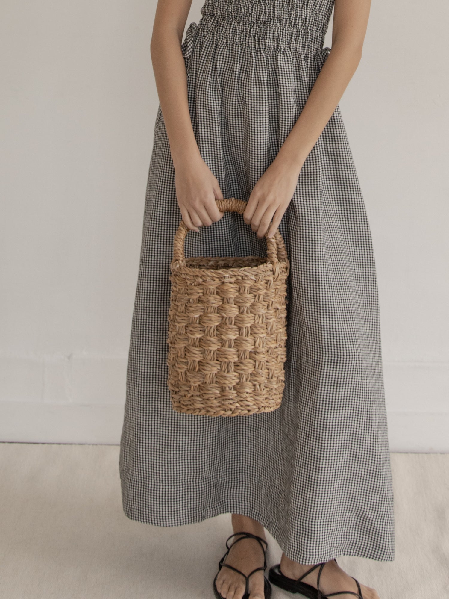 Woven Bucket Basket