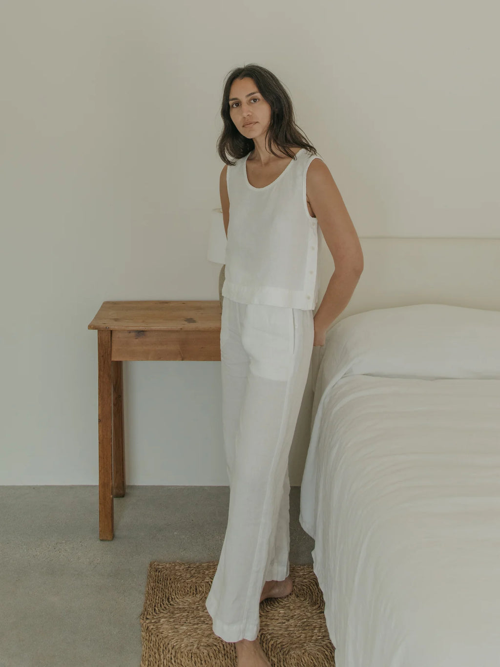 Finley Pants in Salt