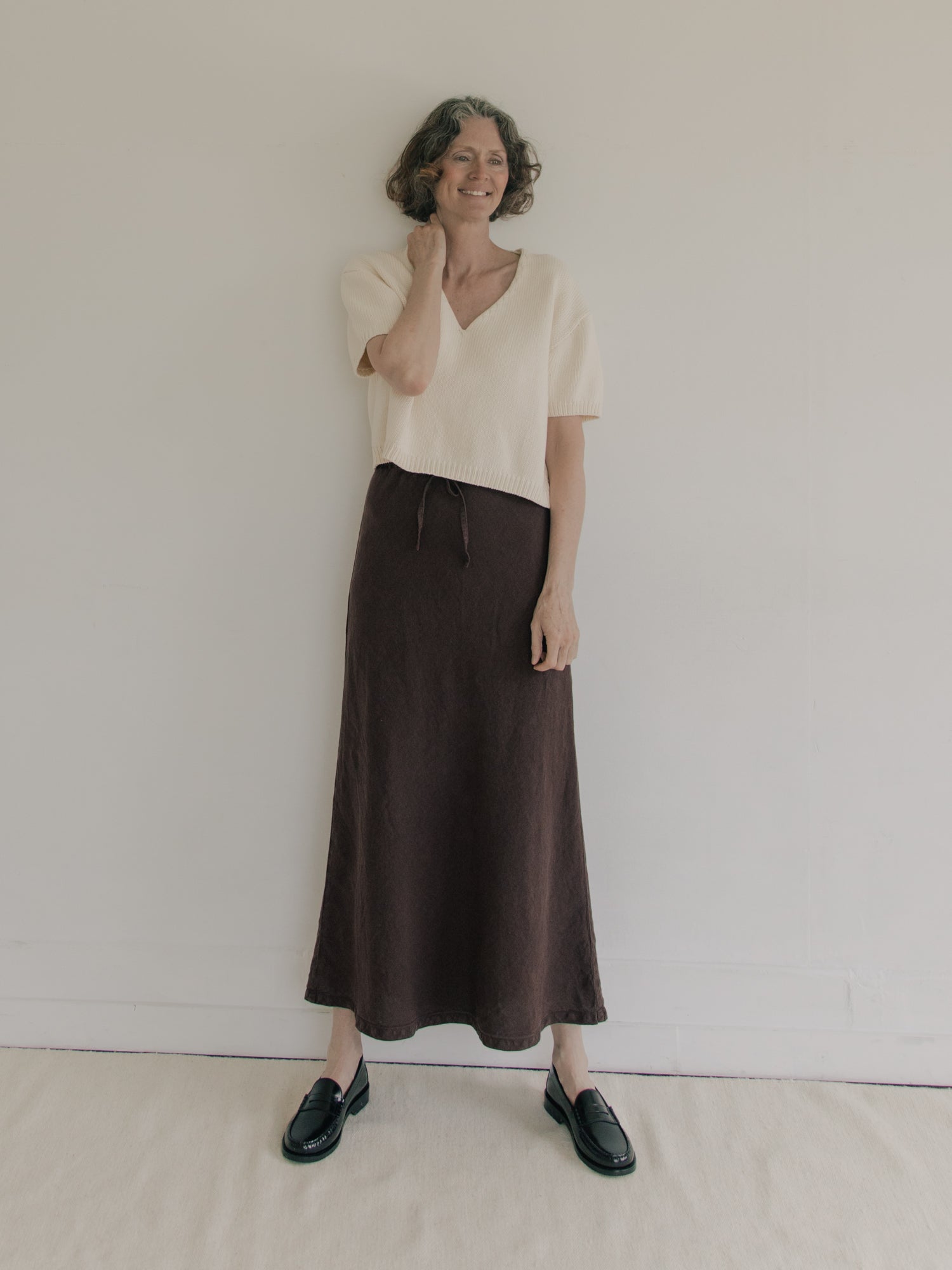 Meg Skirt in Chocolate