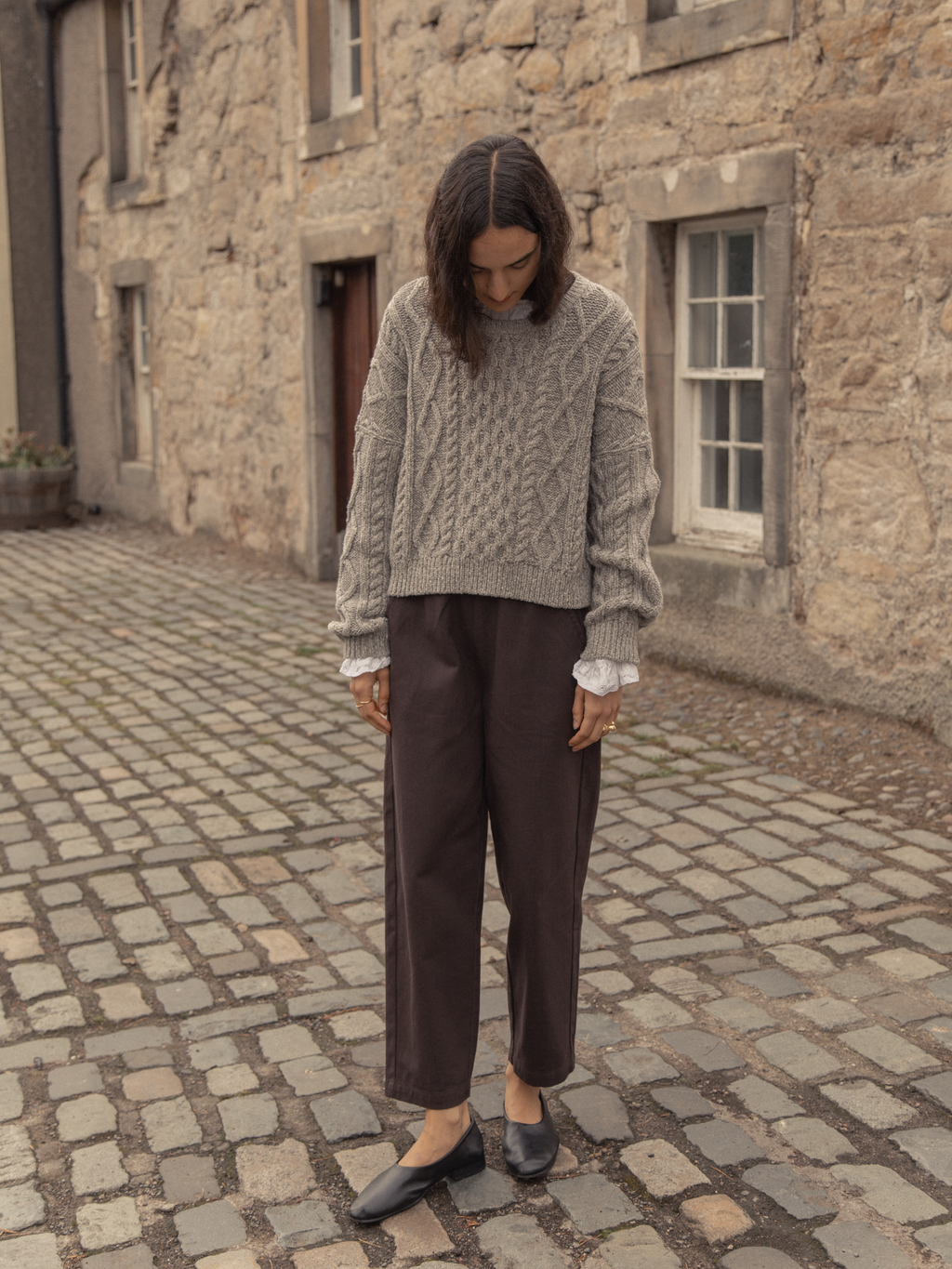 Leah Pullover Charcoal