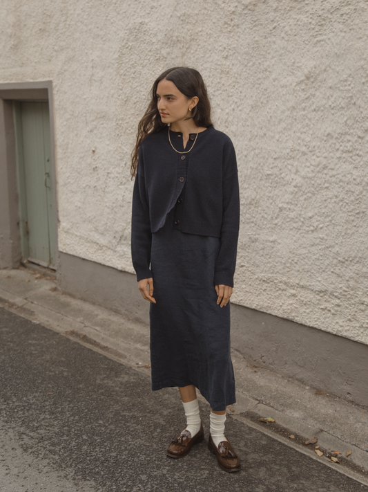 Heidi Dress Navy