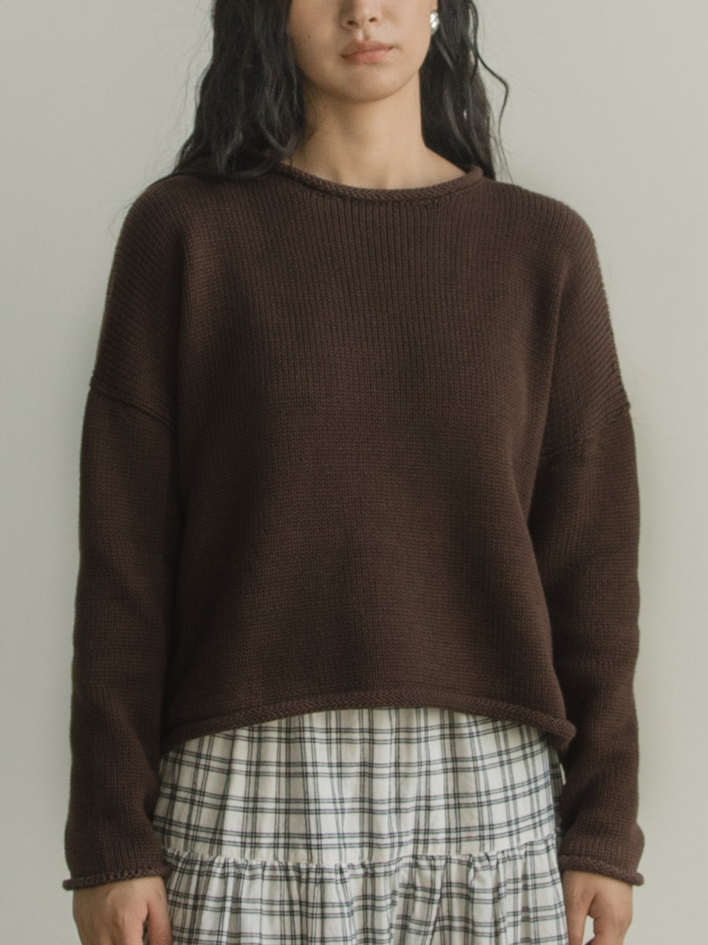 Bailey Pullover in Chocolate