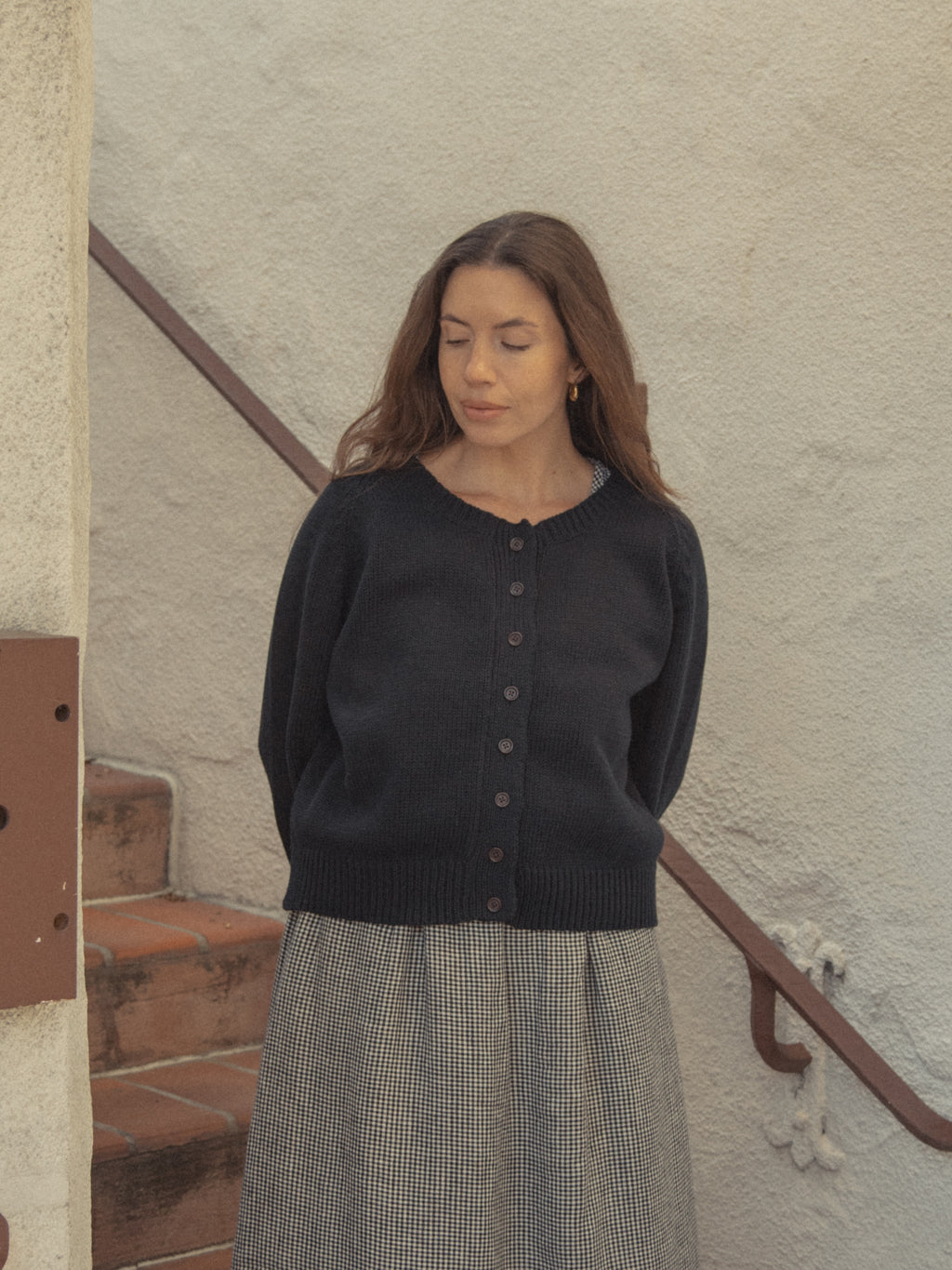 Mabel Cardigan in Navy