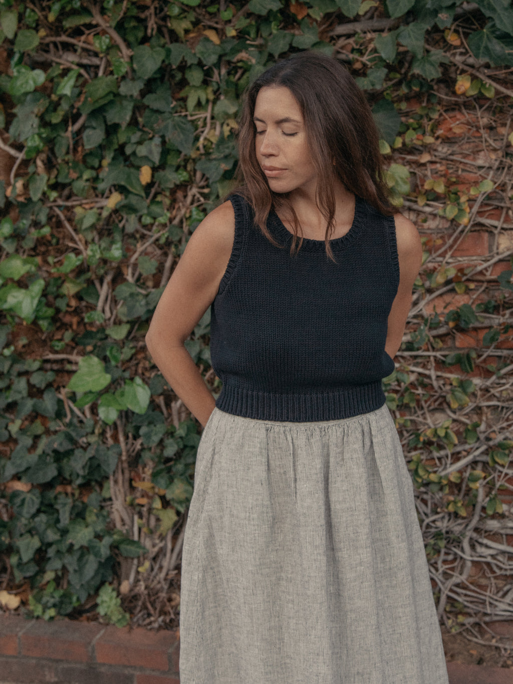 Persephone Tank Navy