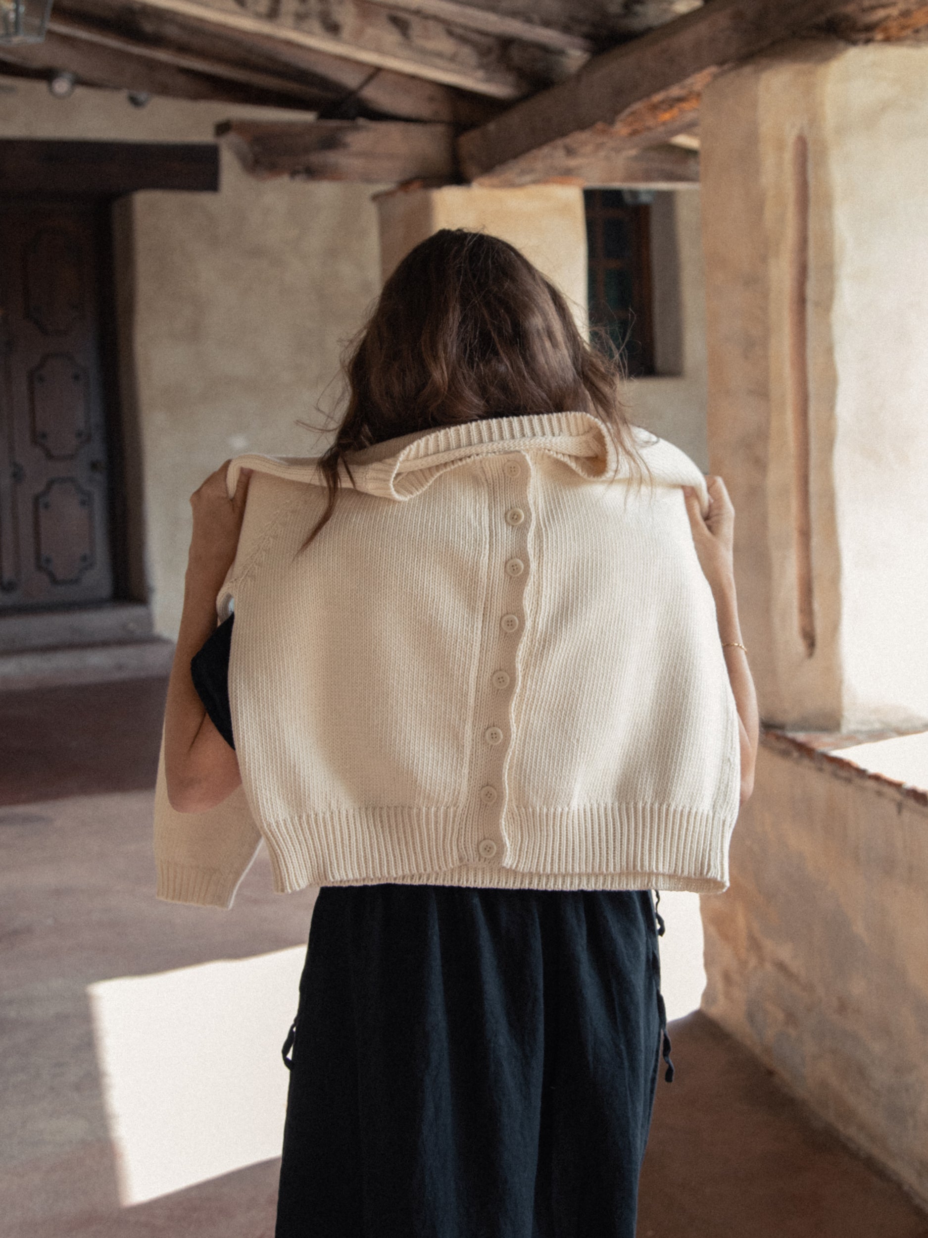 Mabel Cardigan in Ivory