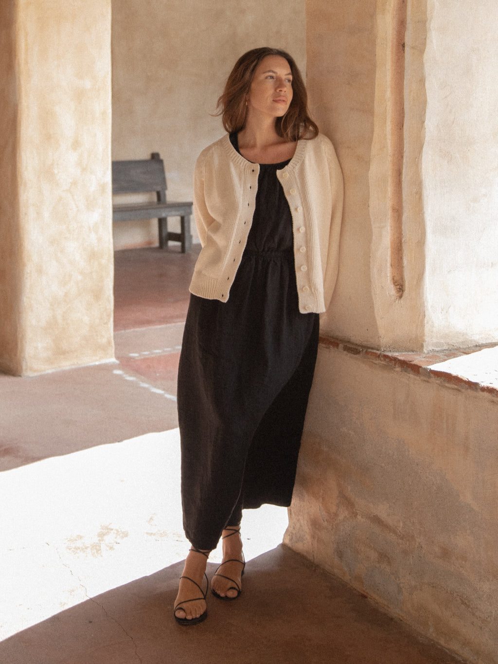 Mabel Cardigan in Ivory