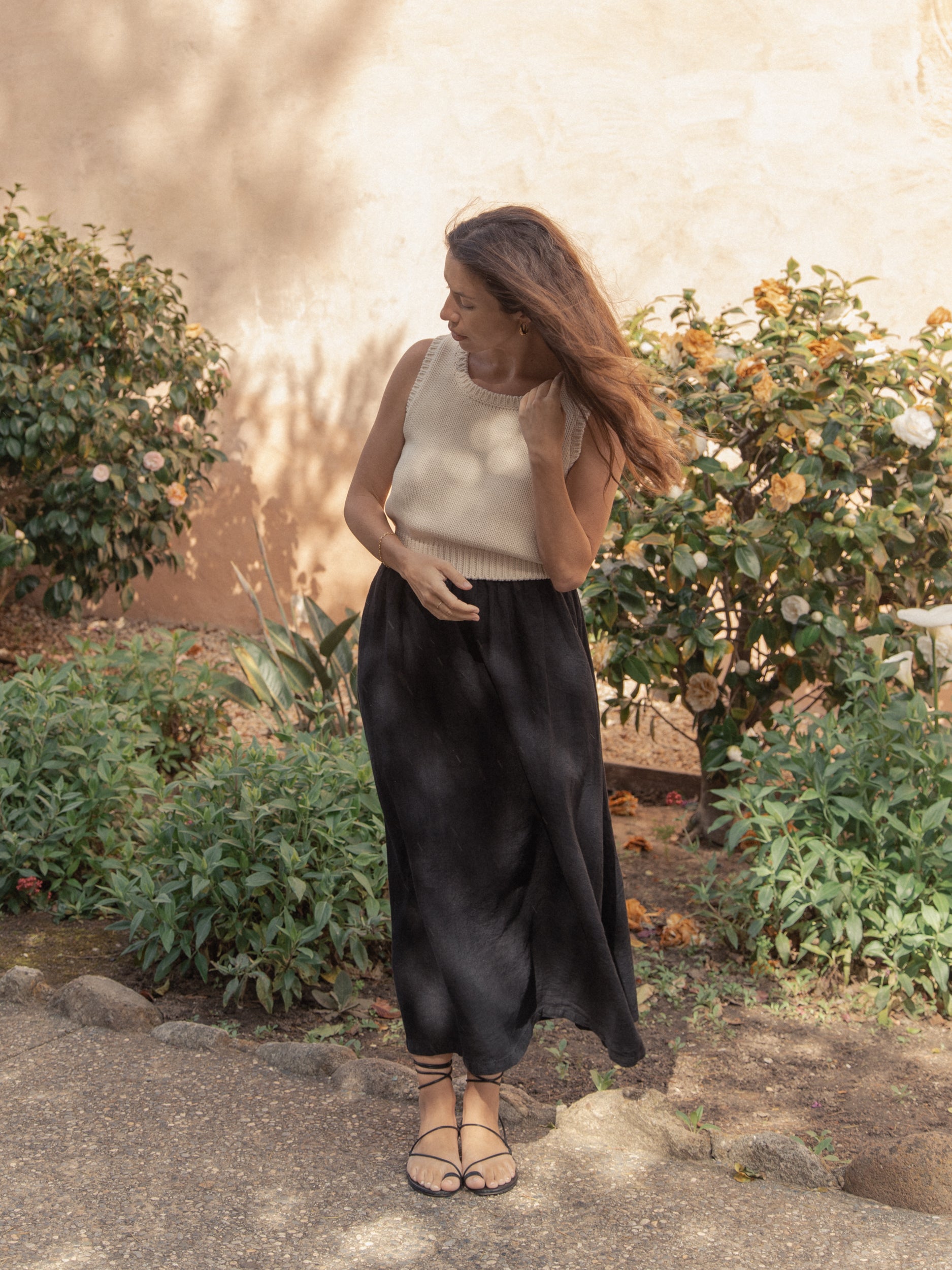 Molly Skirt Charcoal Noir