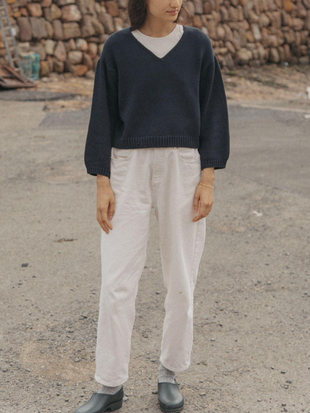 Lily Long Sleeve in Navy