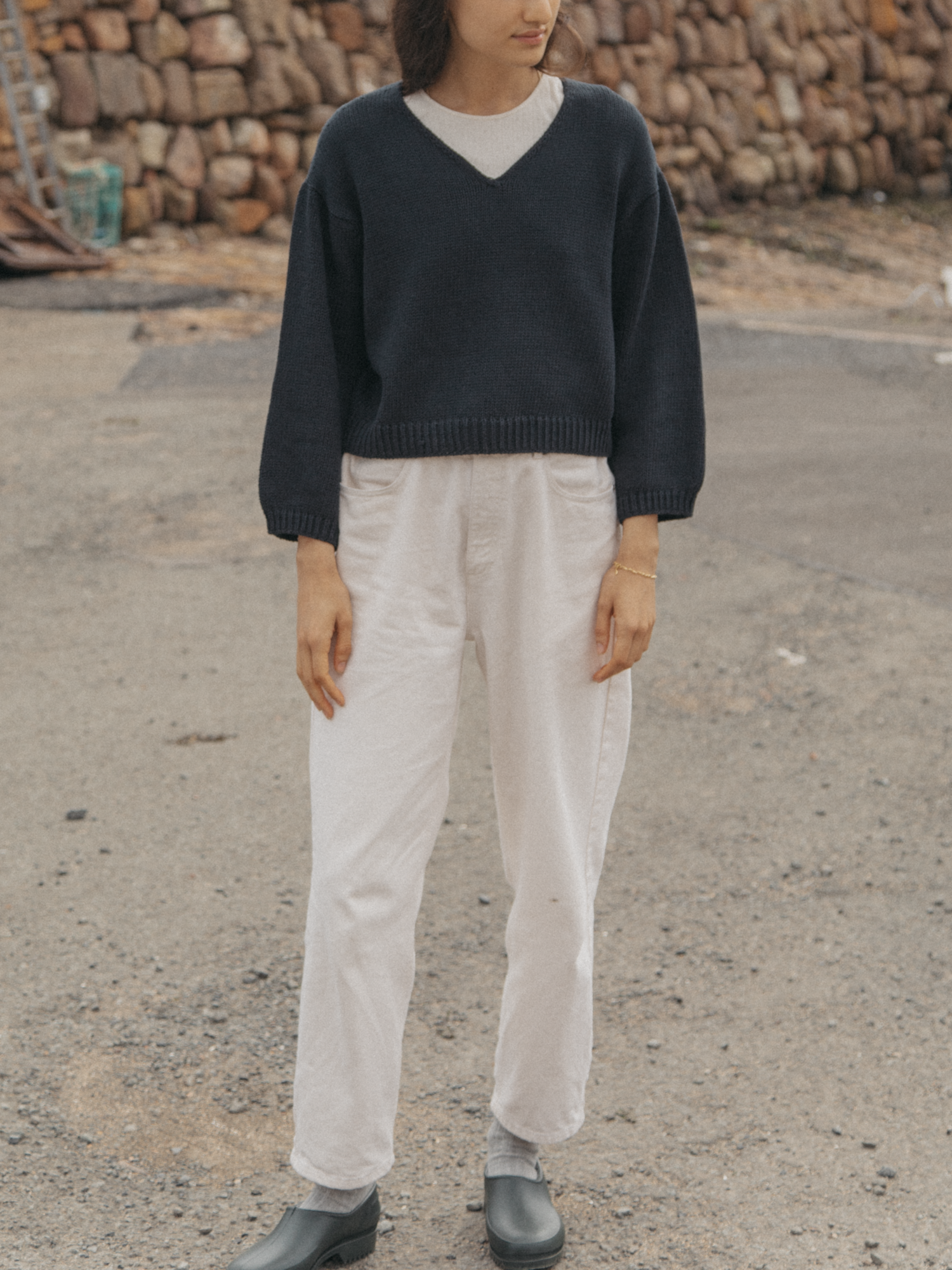 Lily Long Sleeve in Navy