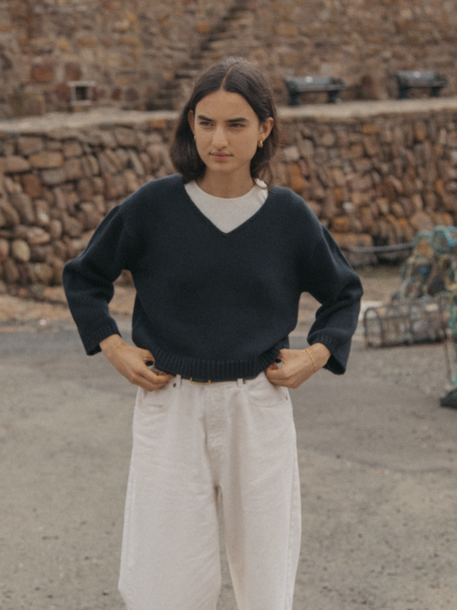 Lily Long Sleeve in Navy
