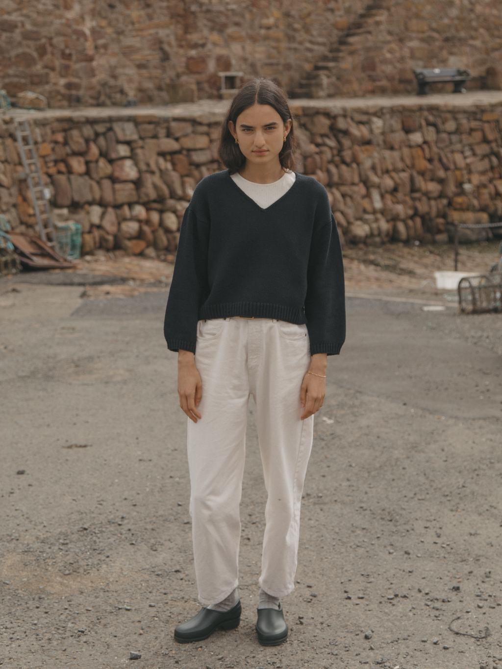 Lily Long Sleeve in Navy