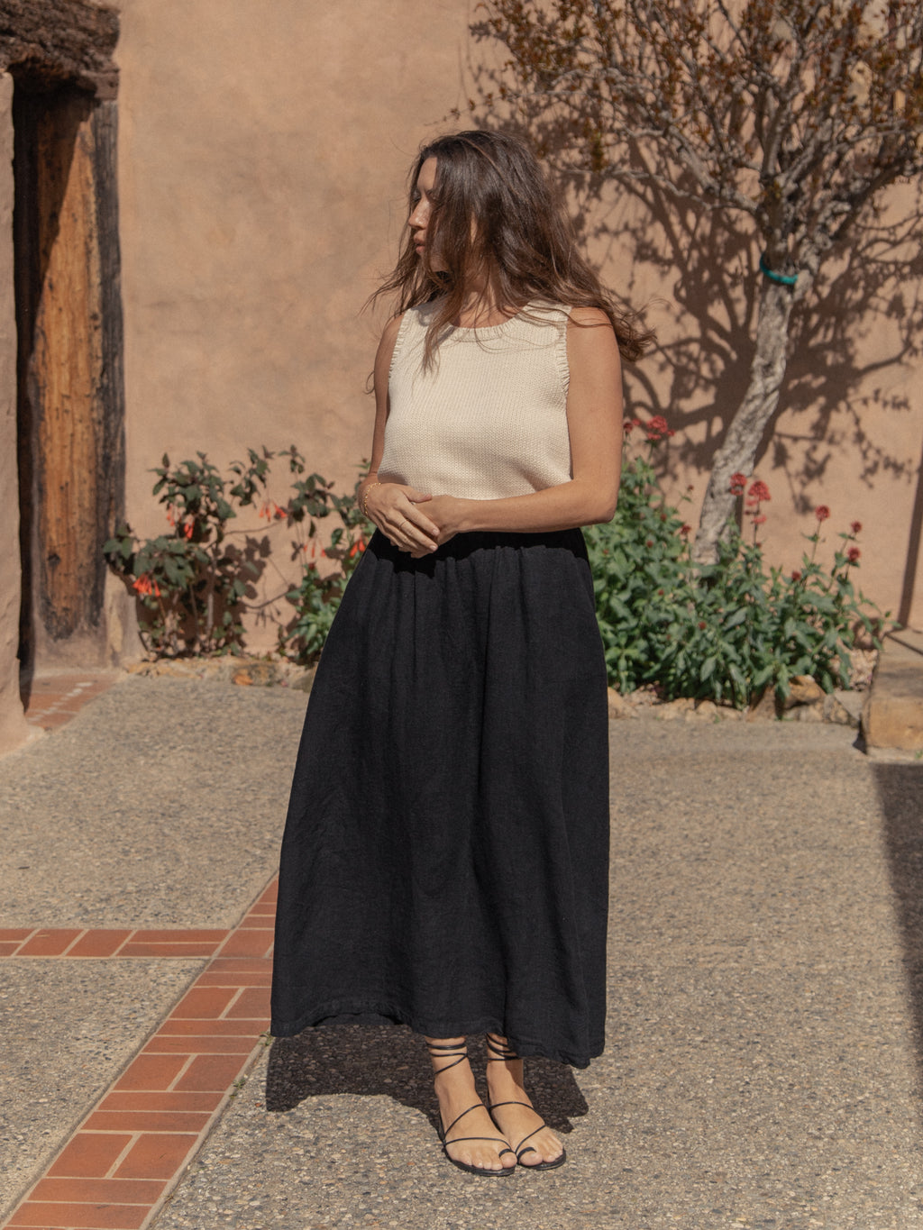 Molly Skirt Charcoal Noir