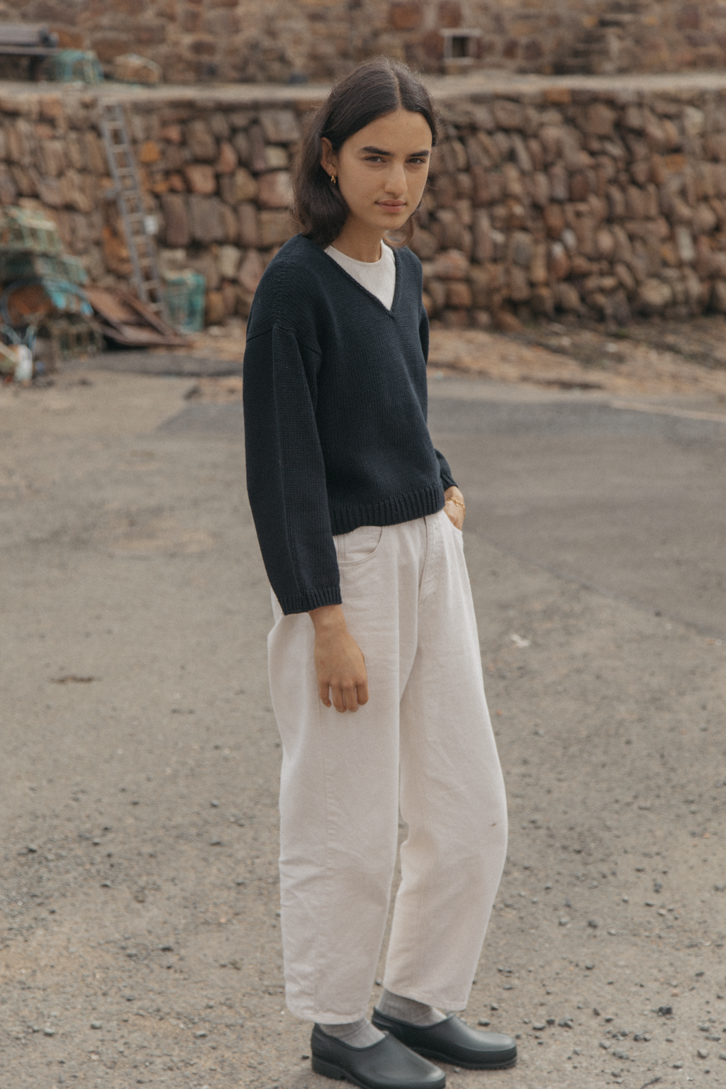 Lily Long Sleeve in Navy