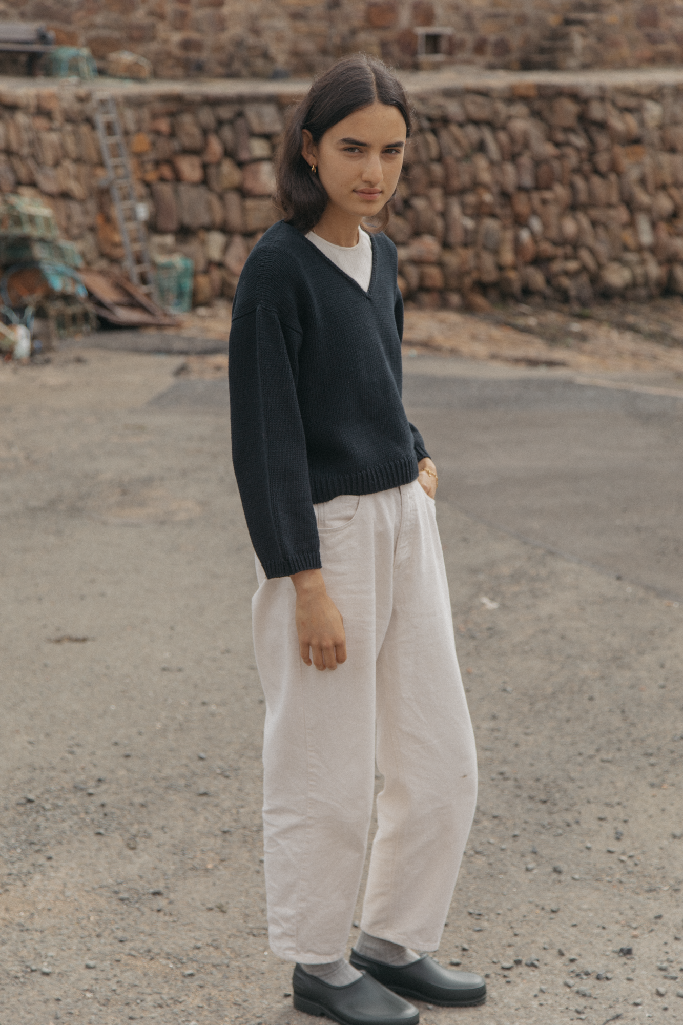 Lily Long Sleeve in Navy