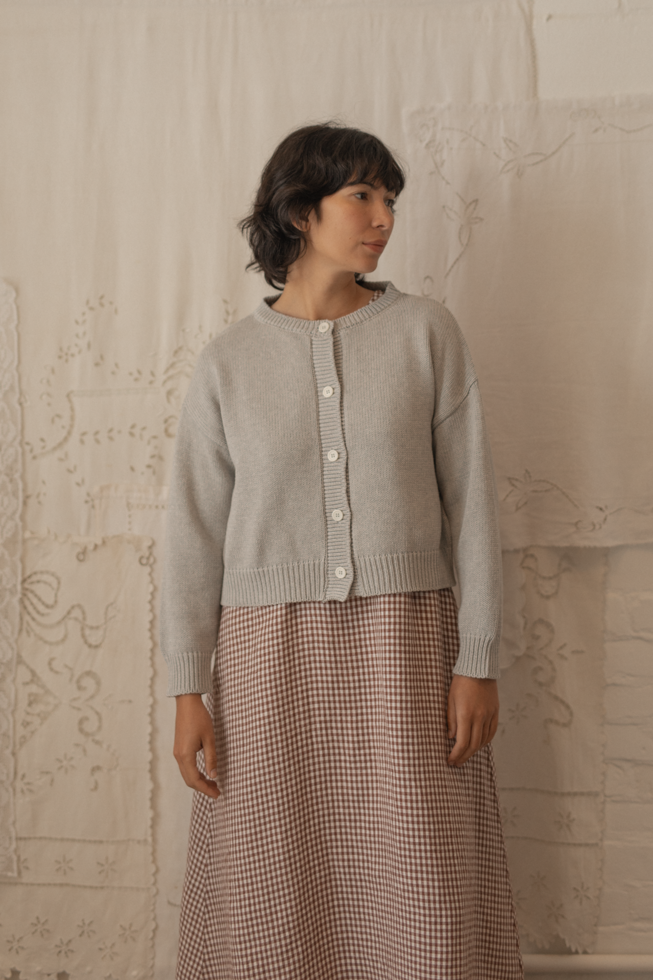 Willow Cardigan Pebble