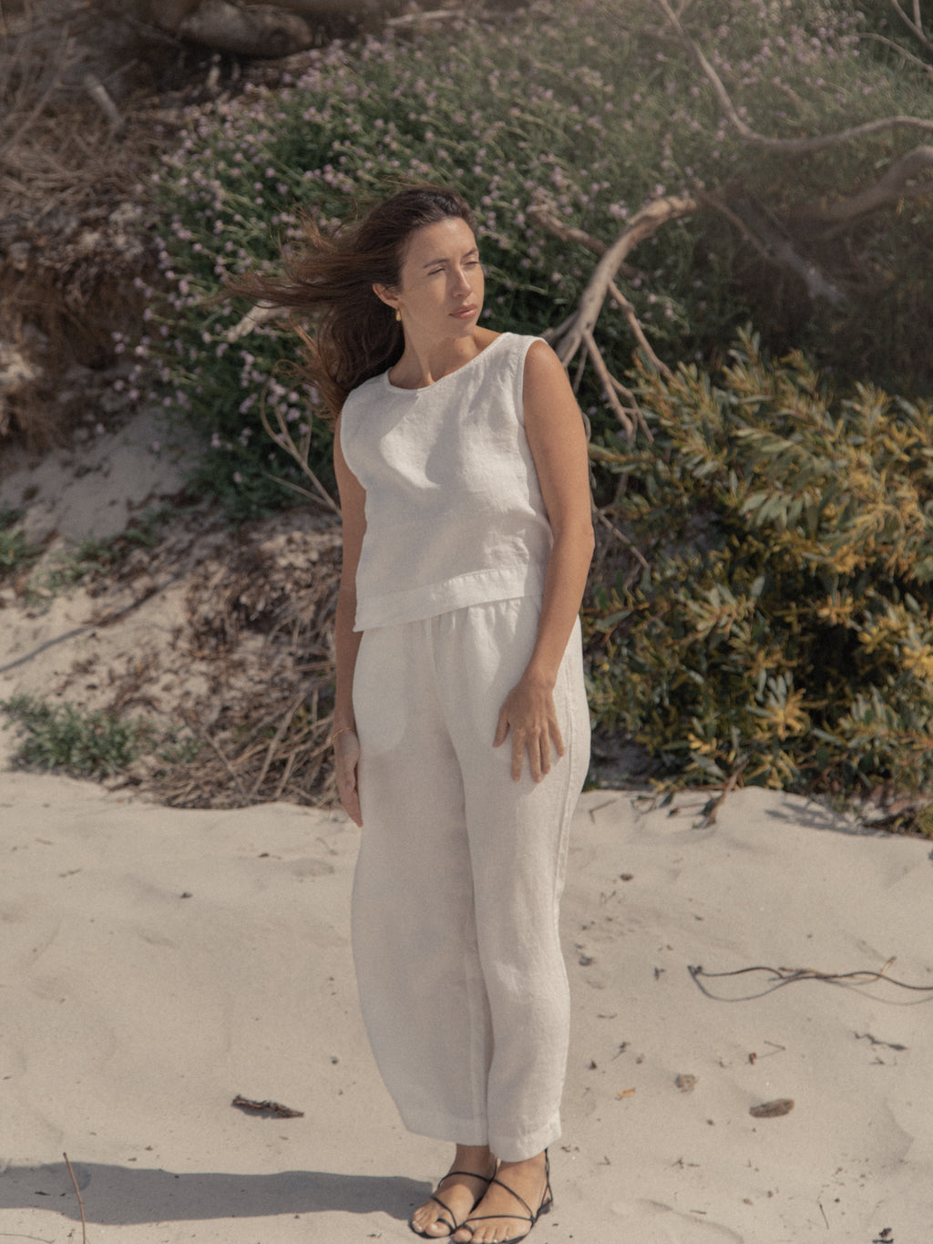 Finley Pants in Salt