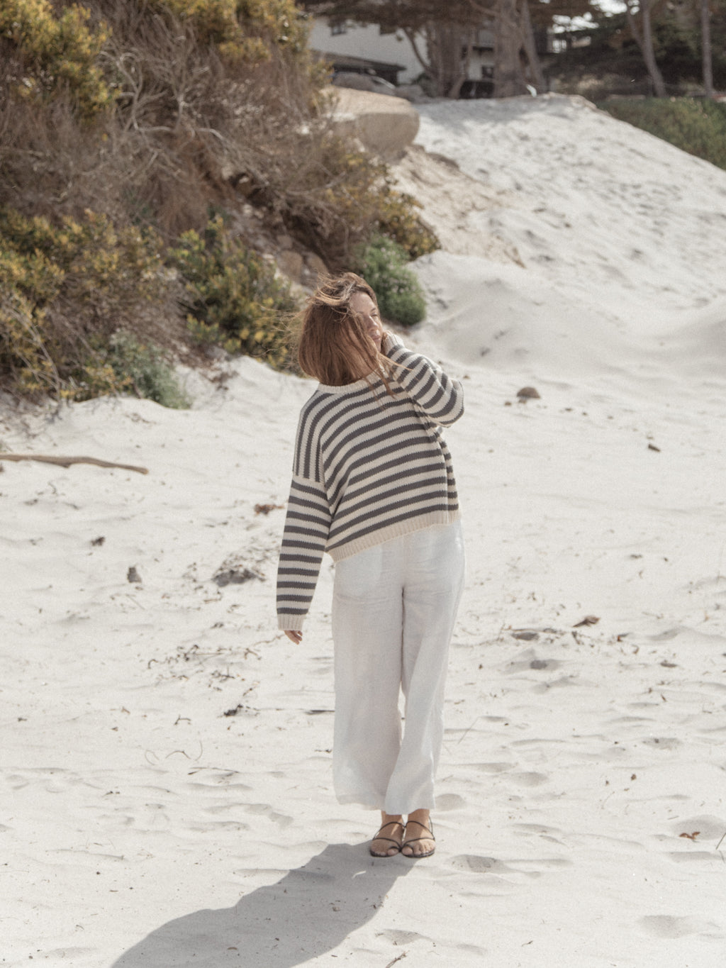 Ilse Pullover Grey Stripe
