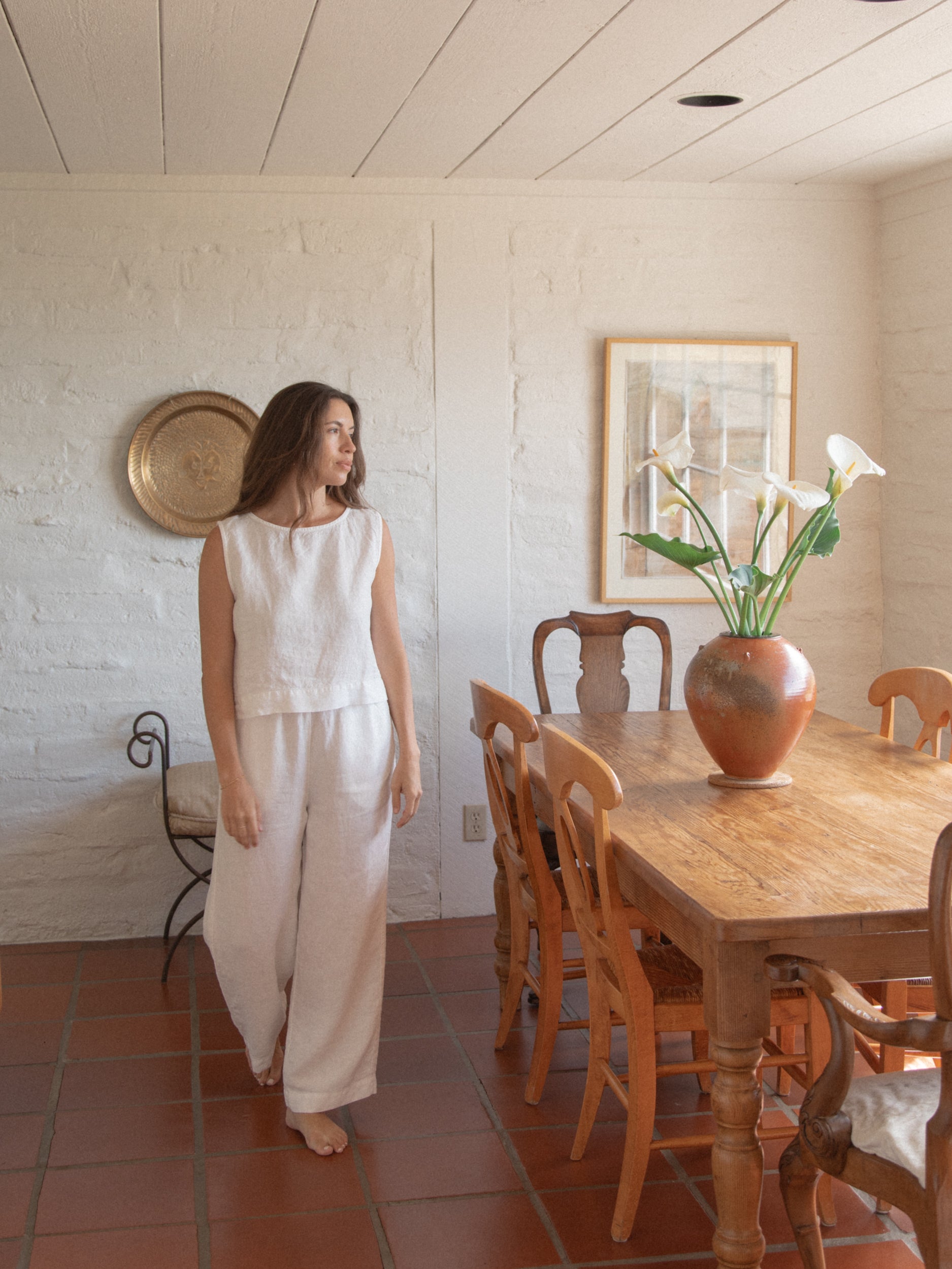 Finley Pants in Salt