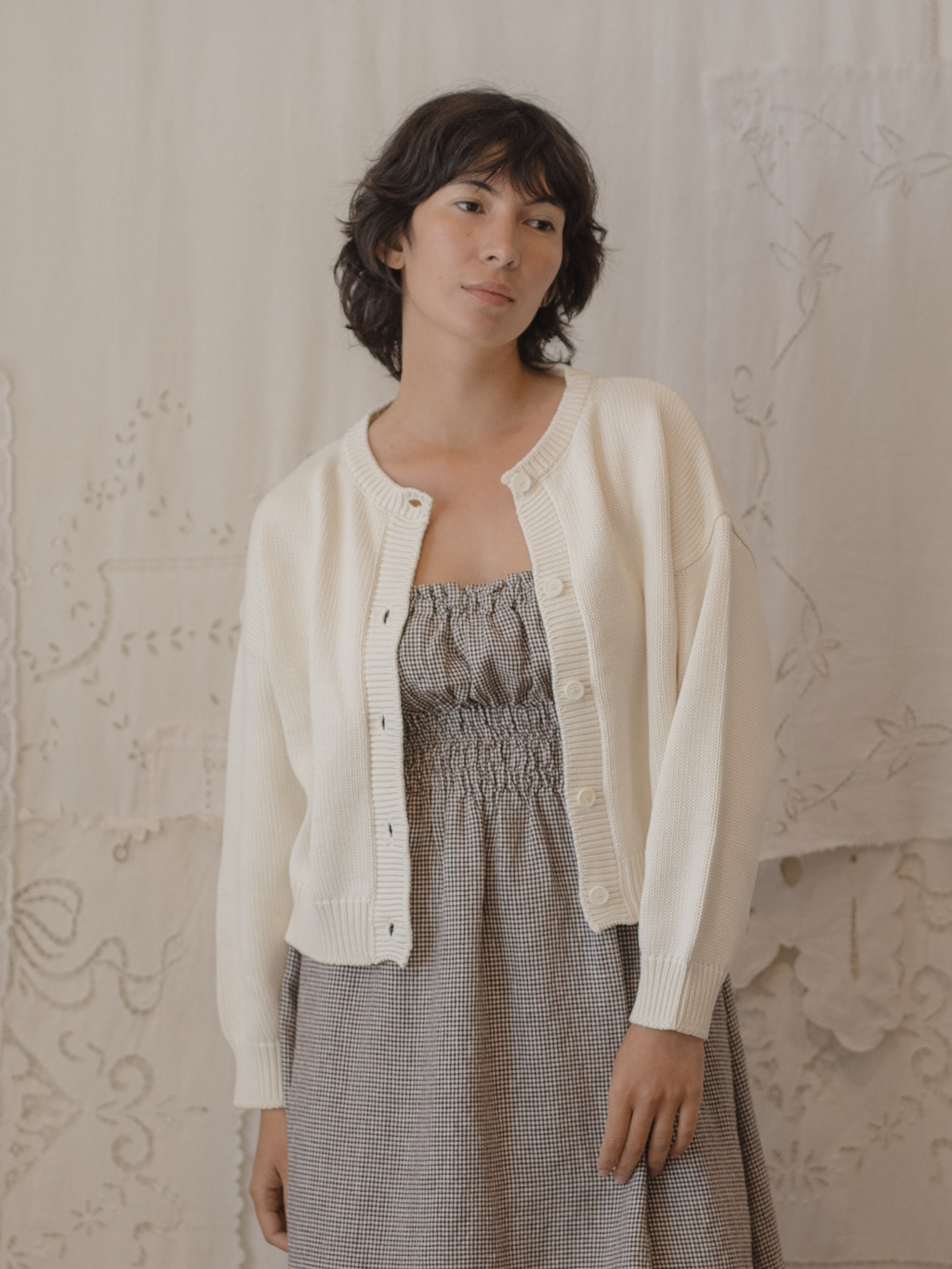 Willow Cardigan Alabaster