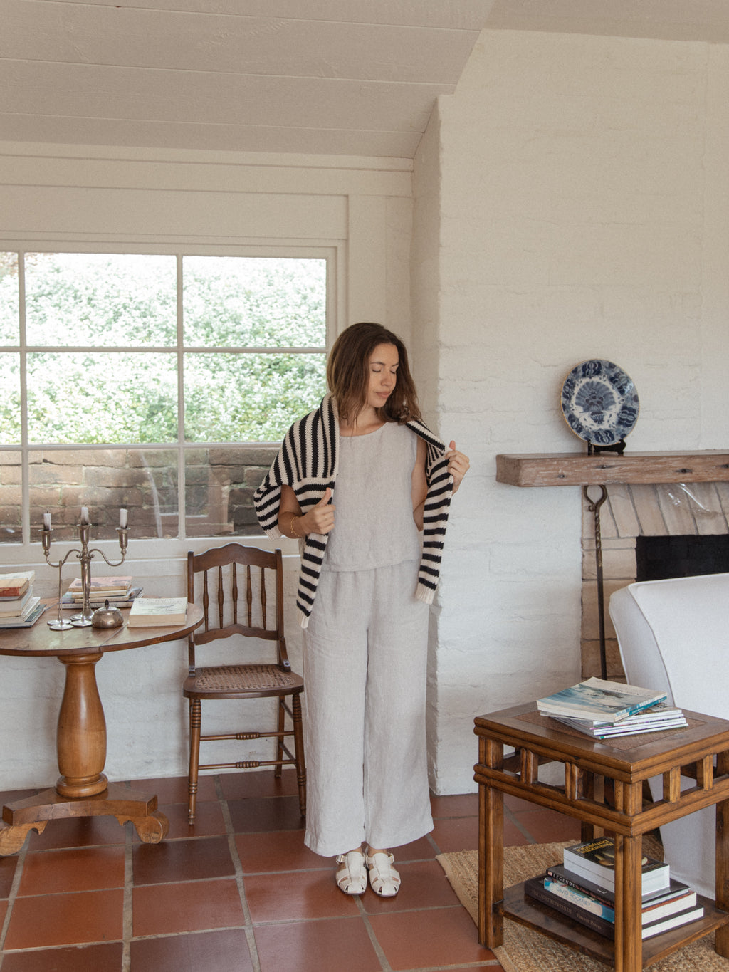 Ilse Pullover Navy Stripe